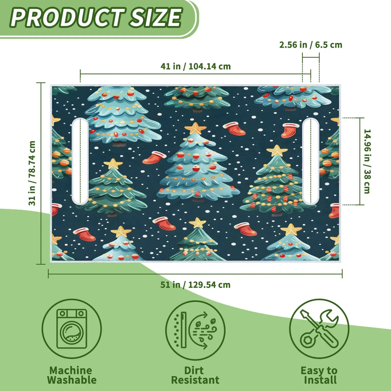 Tiveruda Golf Cart Seat Cover for Double Seats image 2