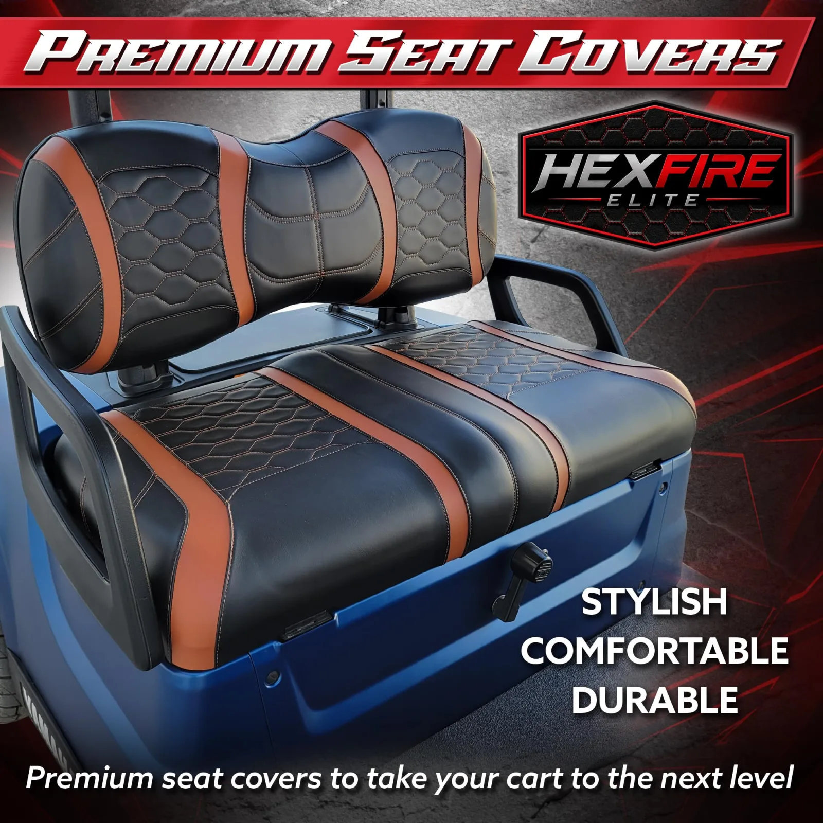 ProFormX HexFire Seat Covers for Club Car Precedent & Onward image 2
