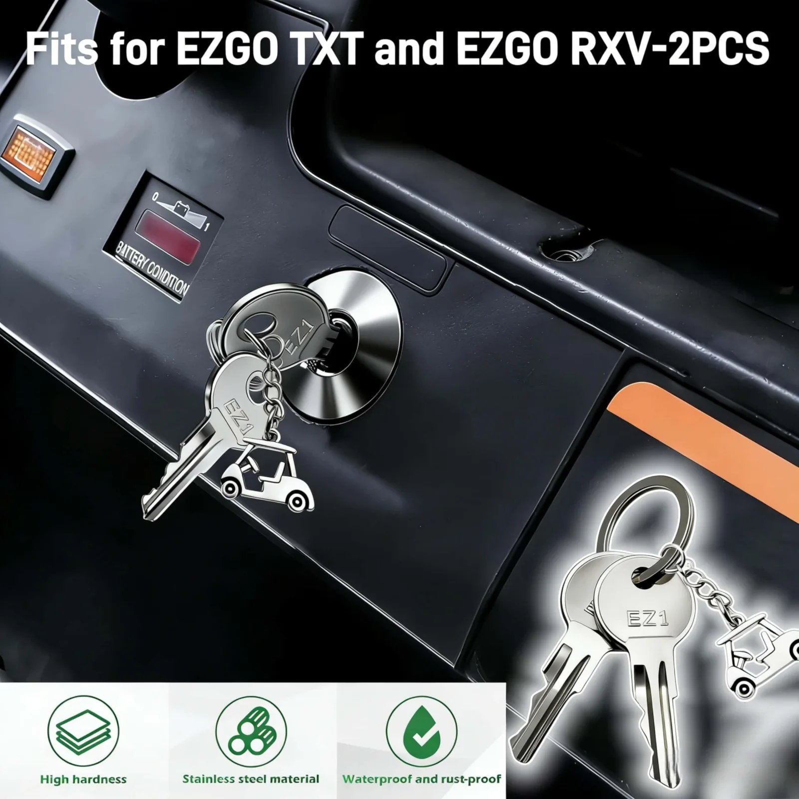 WUKO HUNT E-Z-GO Ignition Keys 17063-G1 image 3