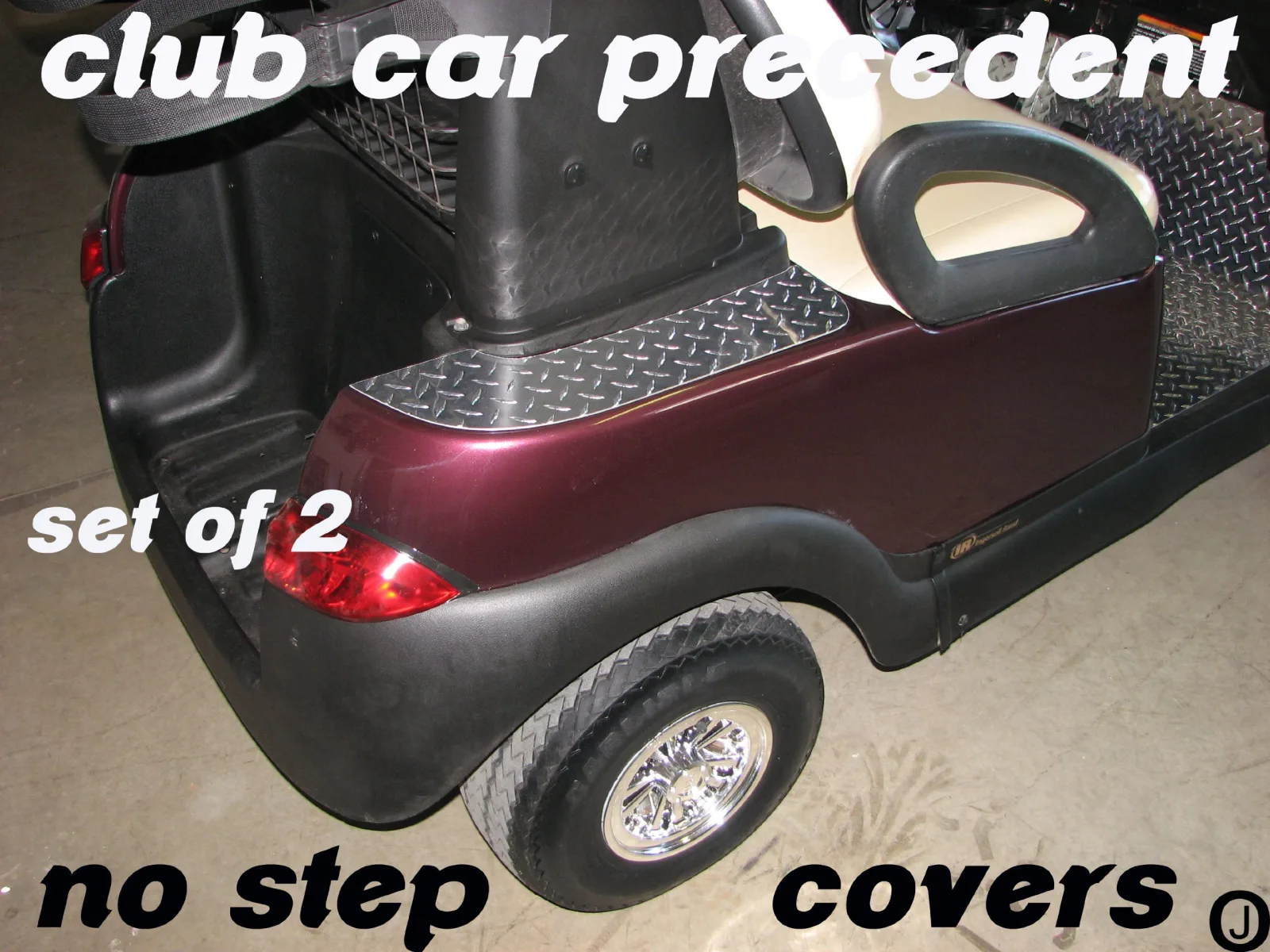 J & O Carts Parts Club Car Precedent No-Step Covers image 4