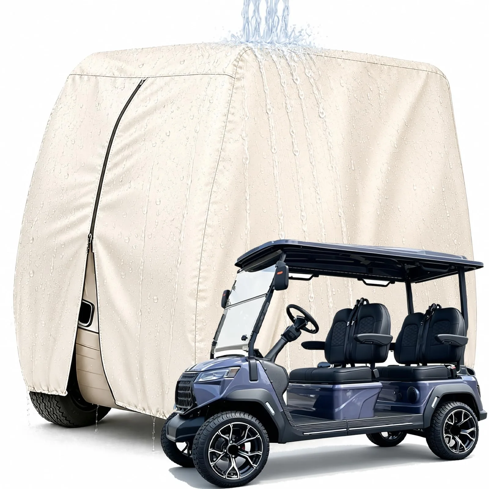 Generic Golf Cart Cover for Alset Ascend 4F NL 2025-2026