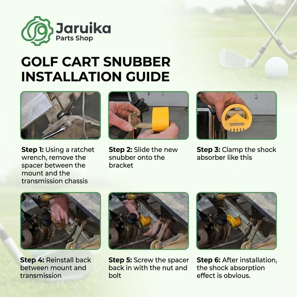 Jaruika 1012164 Motor Mount Snubbers for Club Car Gas Carts image 4
