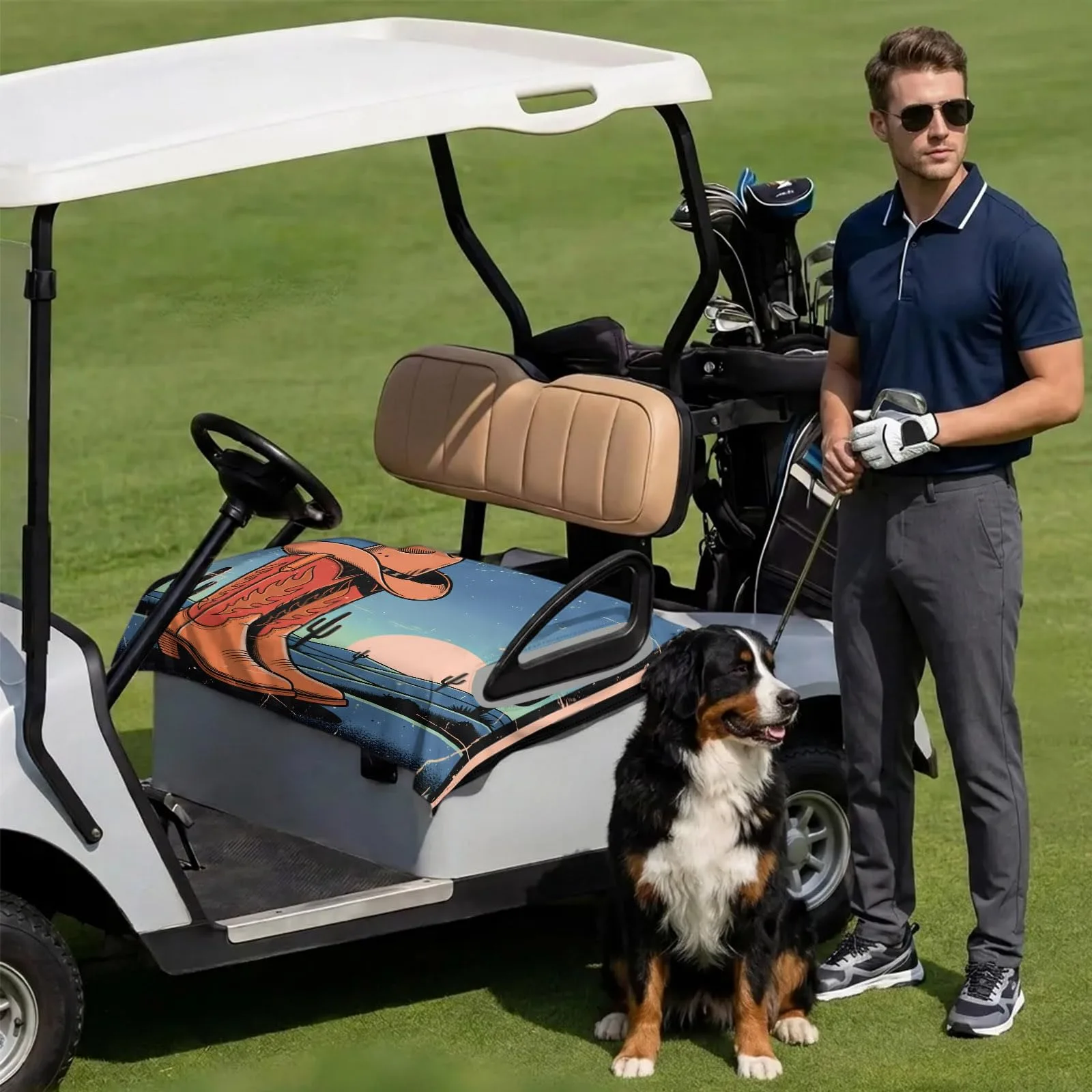 DecorLovee Golf Cart Seat Cover Towel, 51 x 31 Inches image 3
