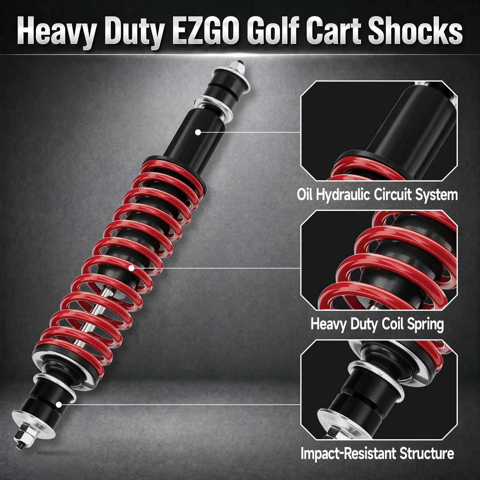 Vaccitect Shocks for E-Z-GO TXT & Medalist, 1994-Up image 4