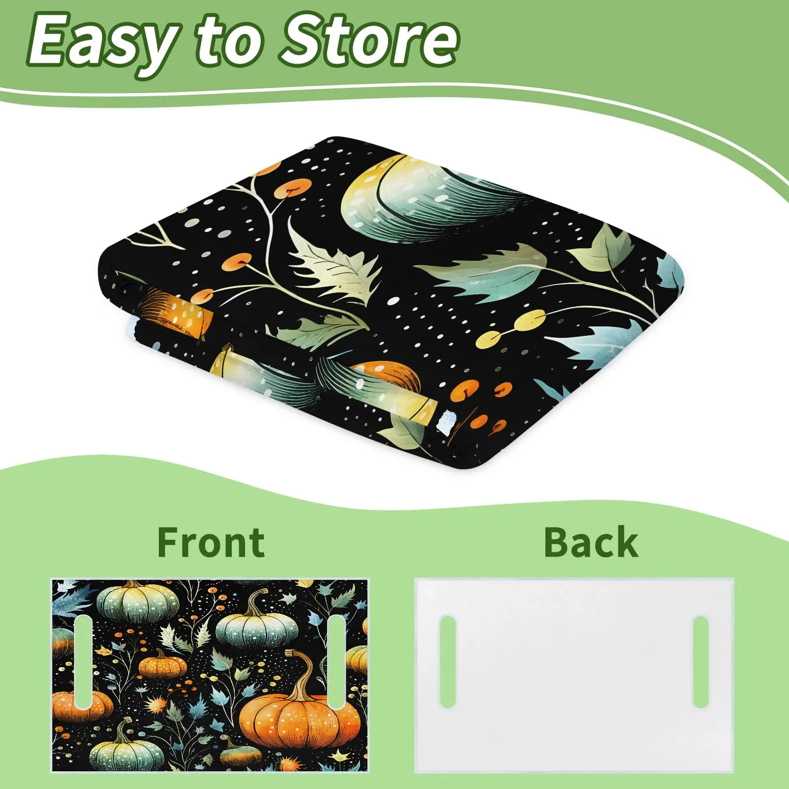 Tiveruda Halloween Pumpkin Golf Cart Seat Cover image 4