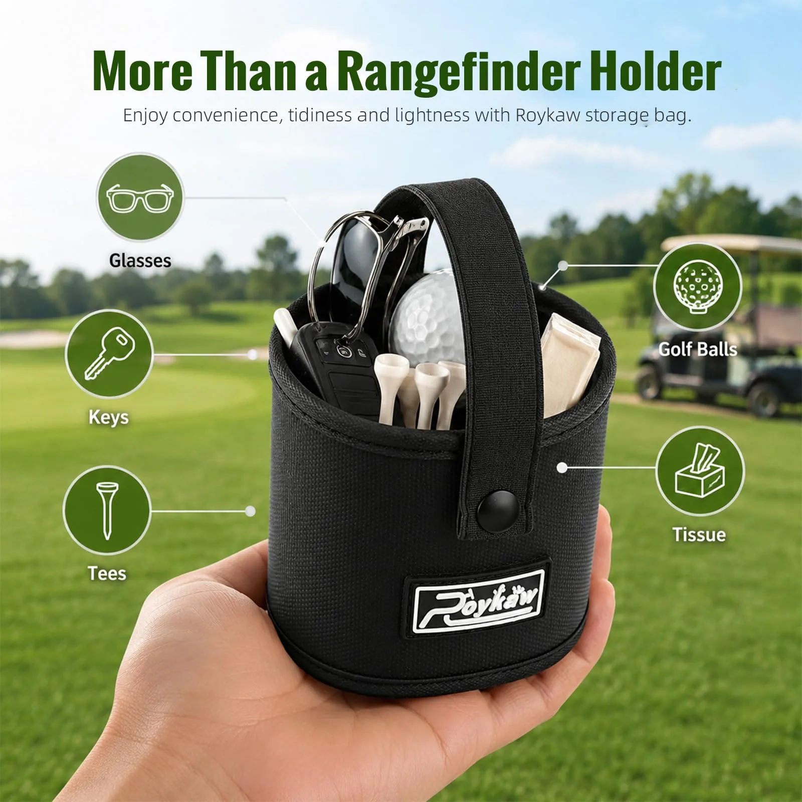 AIPSET AP0588 Golf Cart Rangefinder Pouch Holder image 4