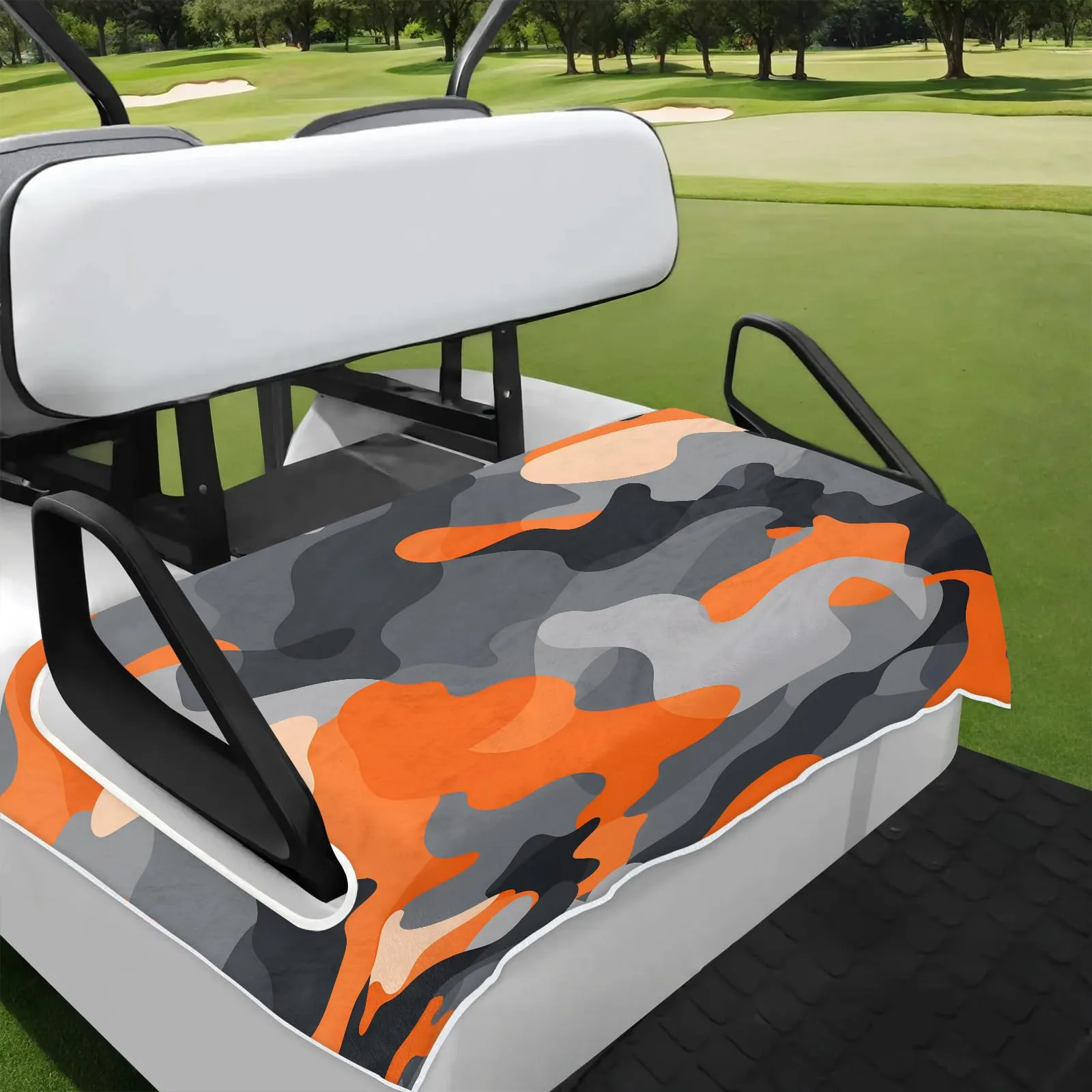 Tiveruda Camo Golf Cart Seat Cover, 51 x 31 Inches