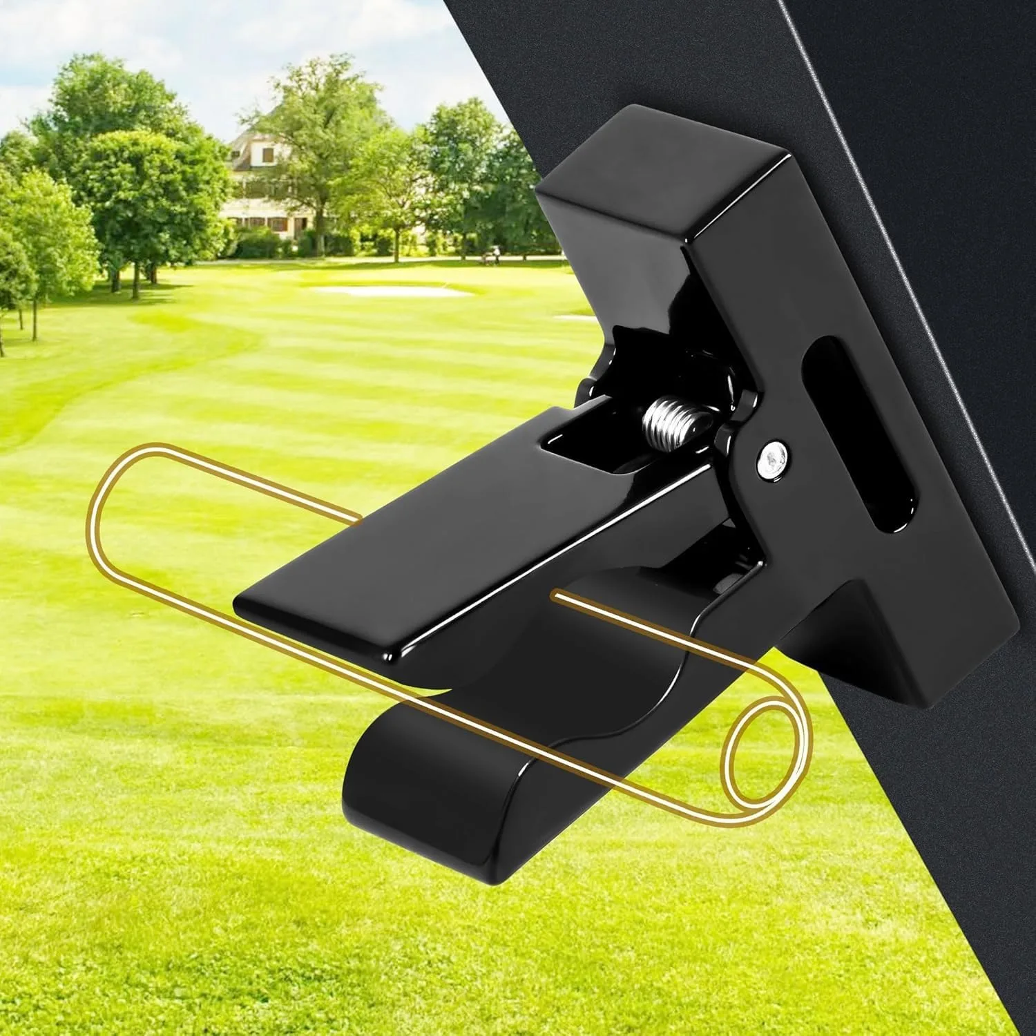 Foileon Magnetic Cigar Holder Clip for Golf Carts