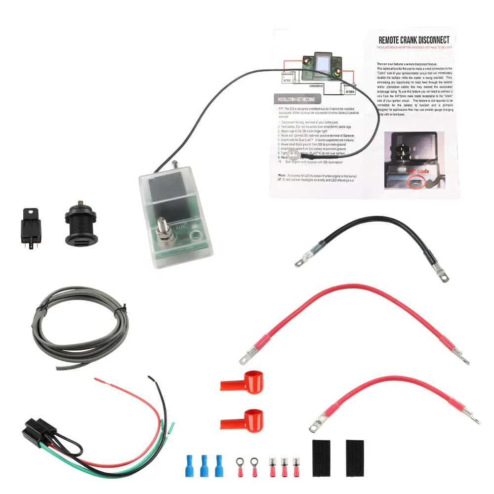 Generic UTV Dual Battery Isolator Kit UTV-SBI-CM