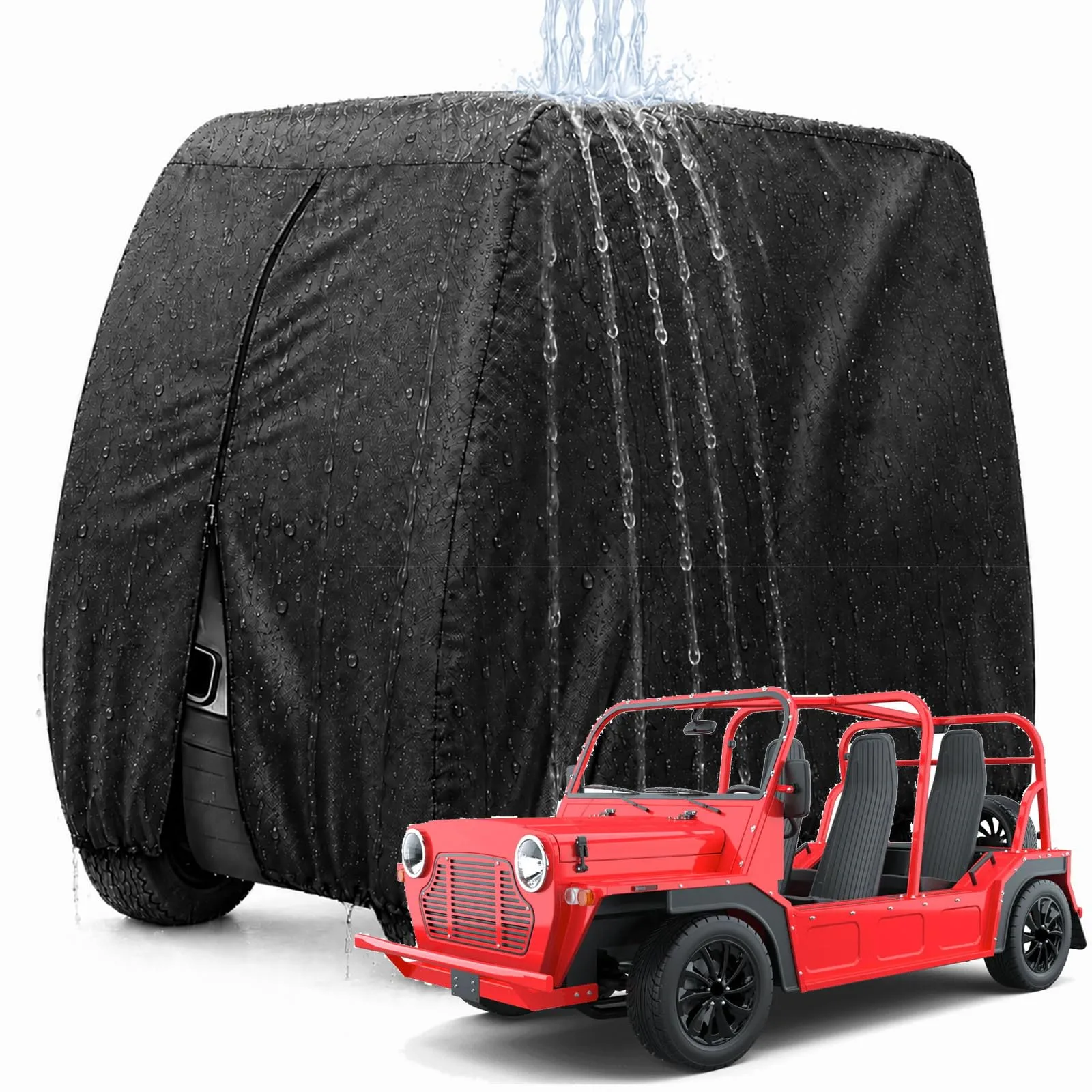 Generic Golf Cart Cover for MOKE America Moke 4 Passenger