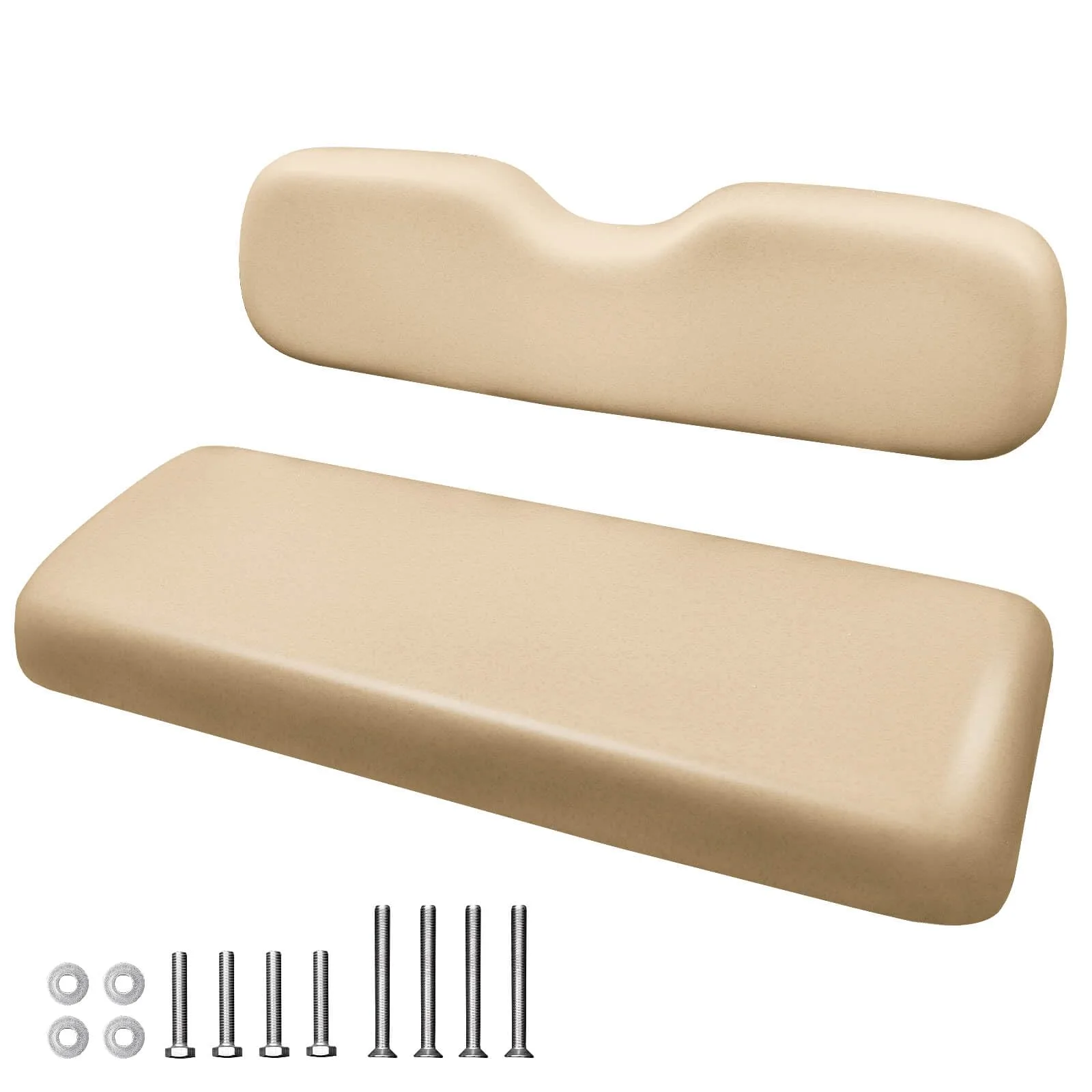 NOKINS Golf Cart Rear Seat Cushion Set, Buff