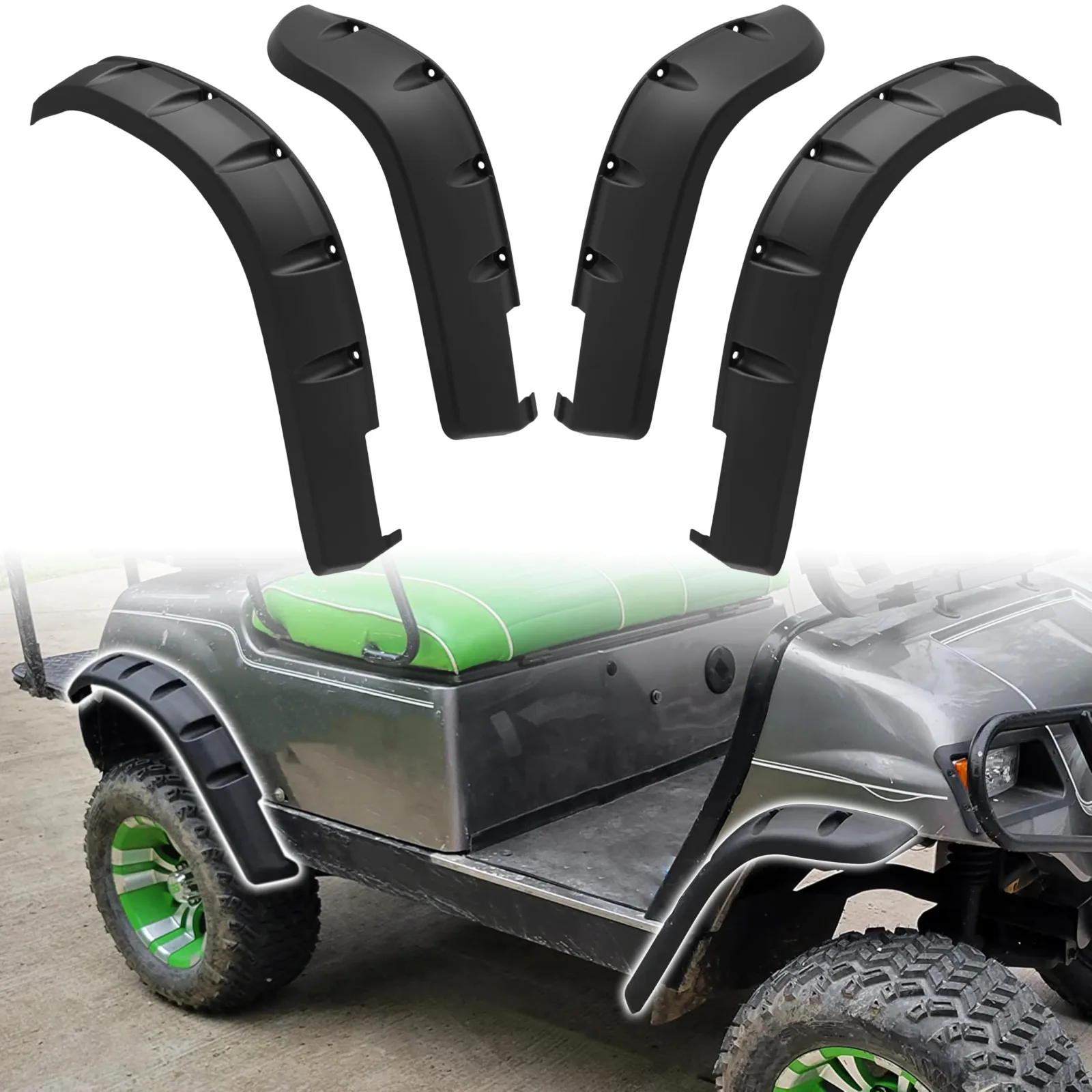SAUTVS Fender Flares for Yamaha G14-G22 Golf Carts