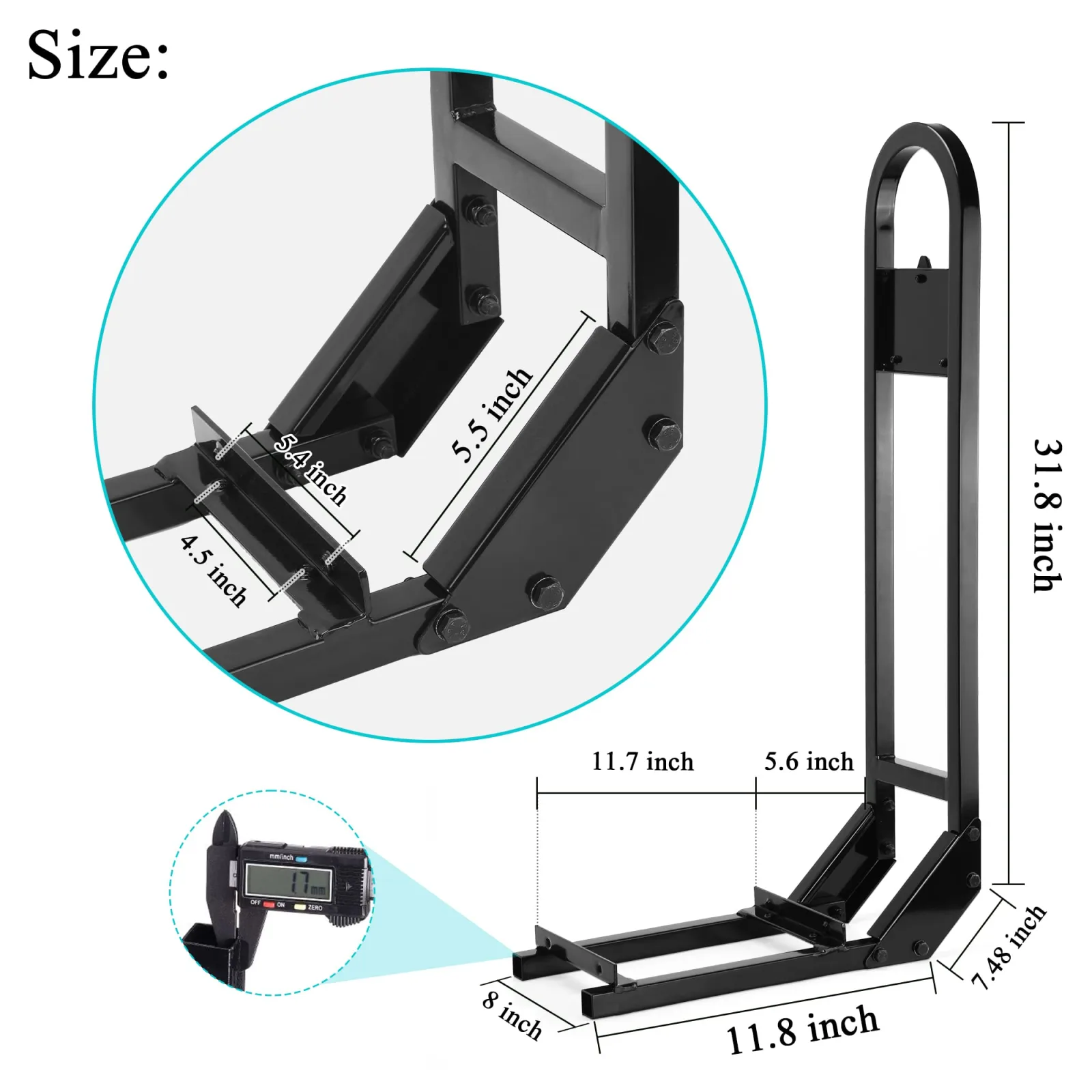 10L0L Golf Cart Rear Seat Grab Bar for E-Z-GO and Club Car image 3