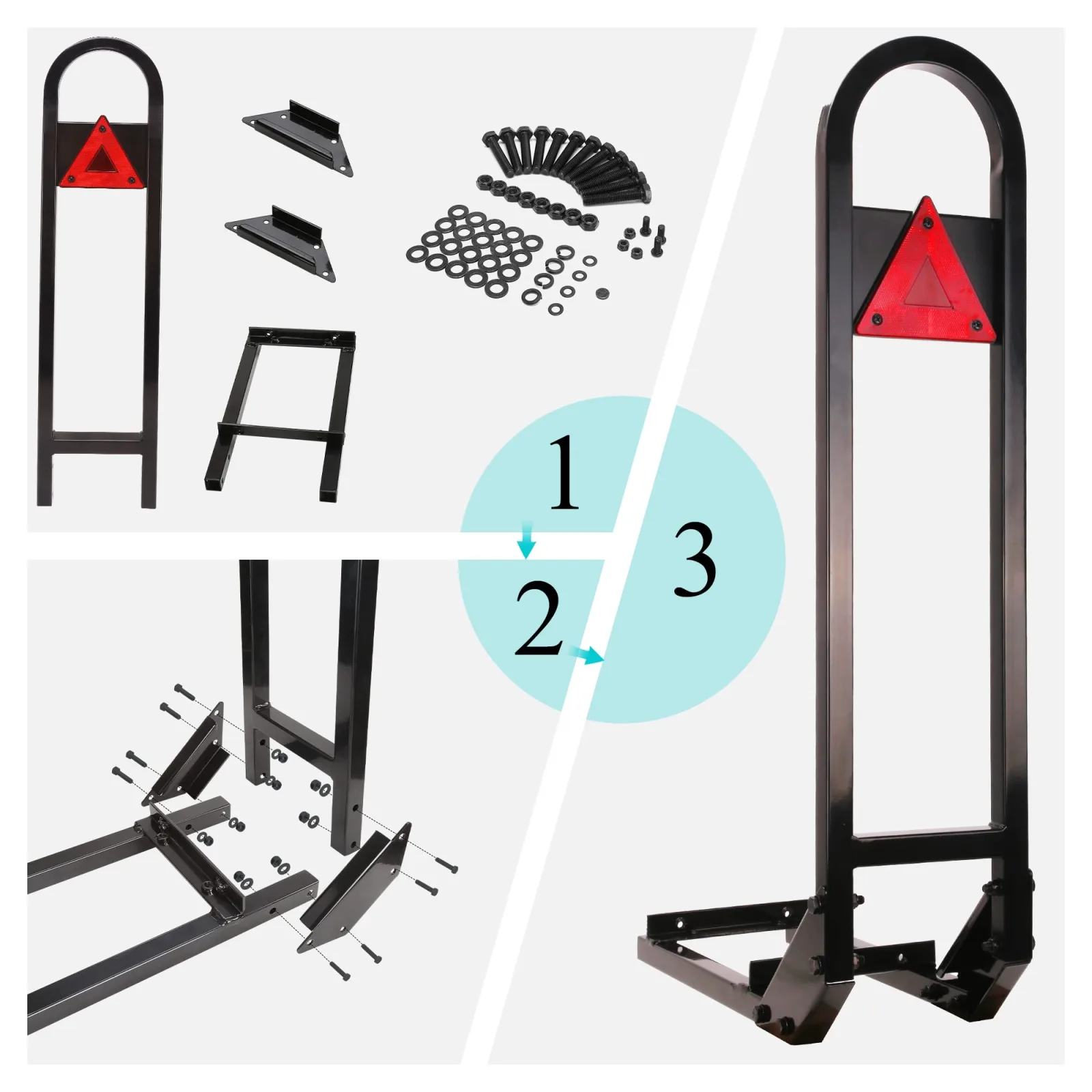 10L0L Golf Cart Rear Seat Grab Bar for E-Z-GO and Club Car image 4