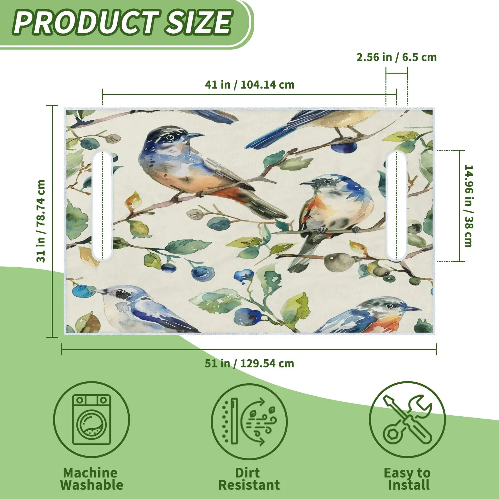 Tiveruda Golf Cart Seat Cover Blanket, 51 x 31 in image 2