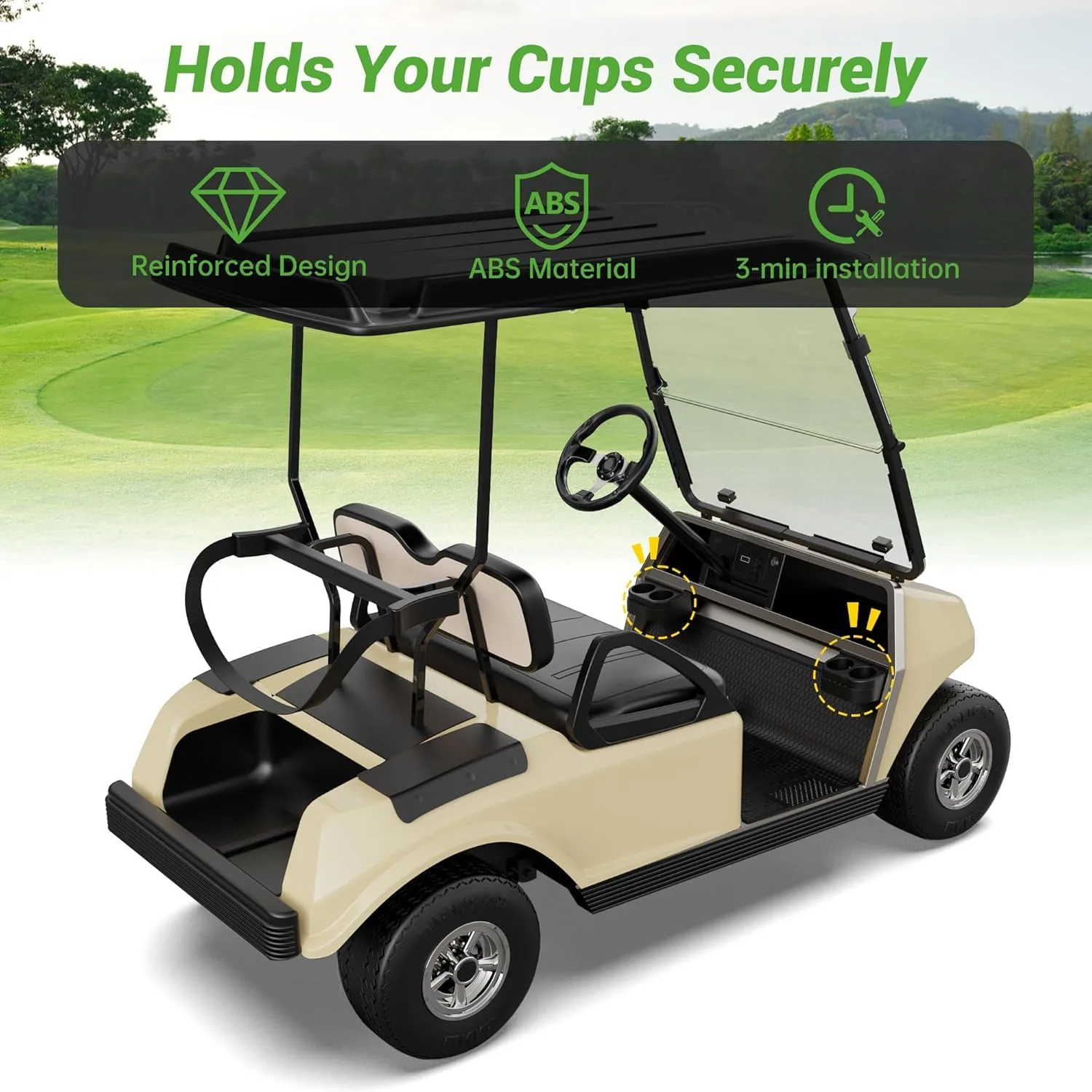 10L0L Club Car DS Dual Cup Holder, 1993-Up image 4