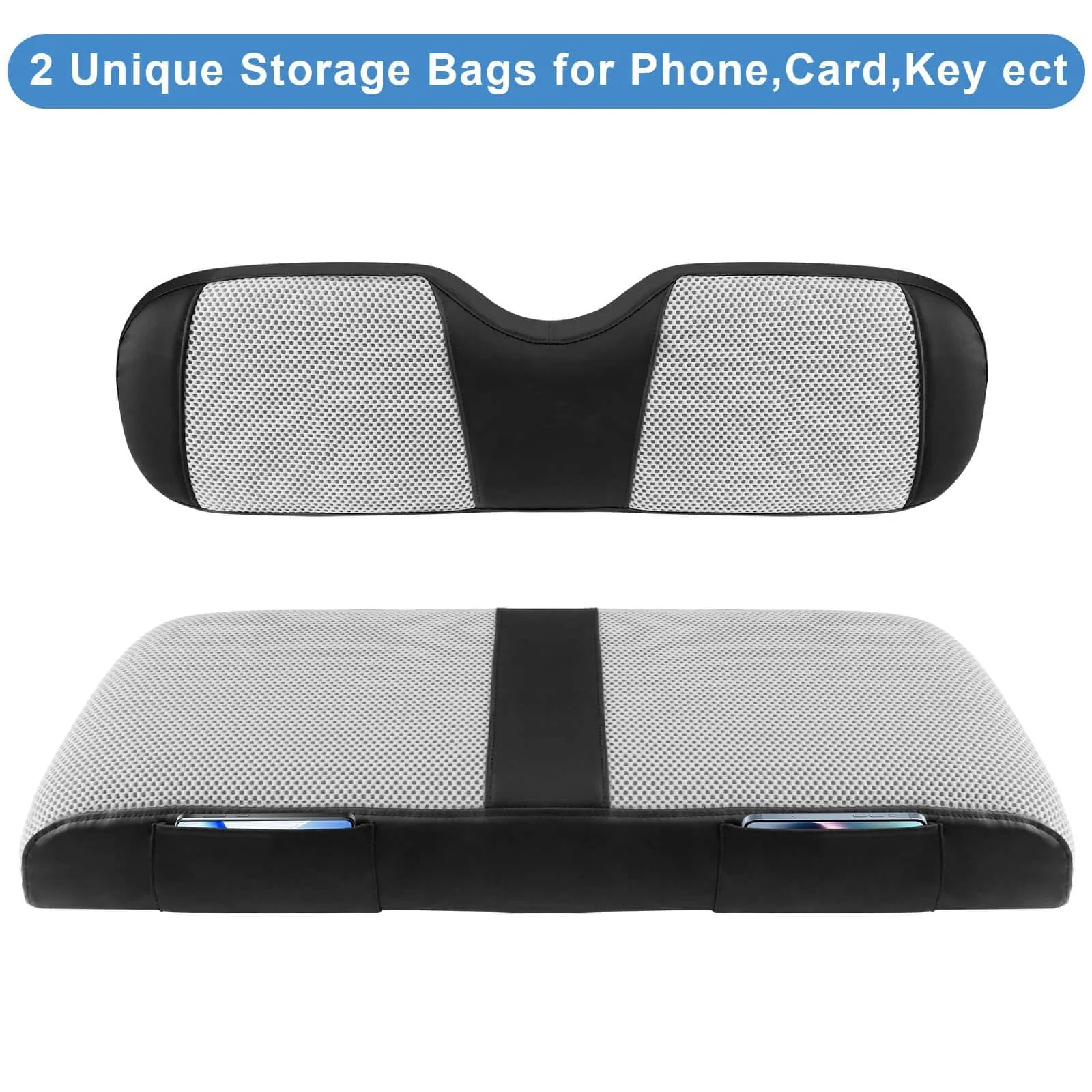 MOSNAI M520 Golf Cart Rear Seat Cover Set image 4