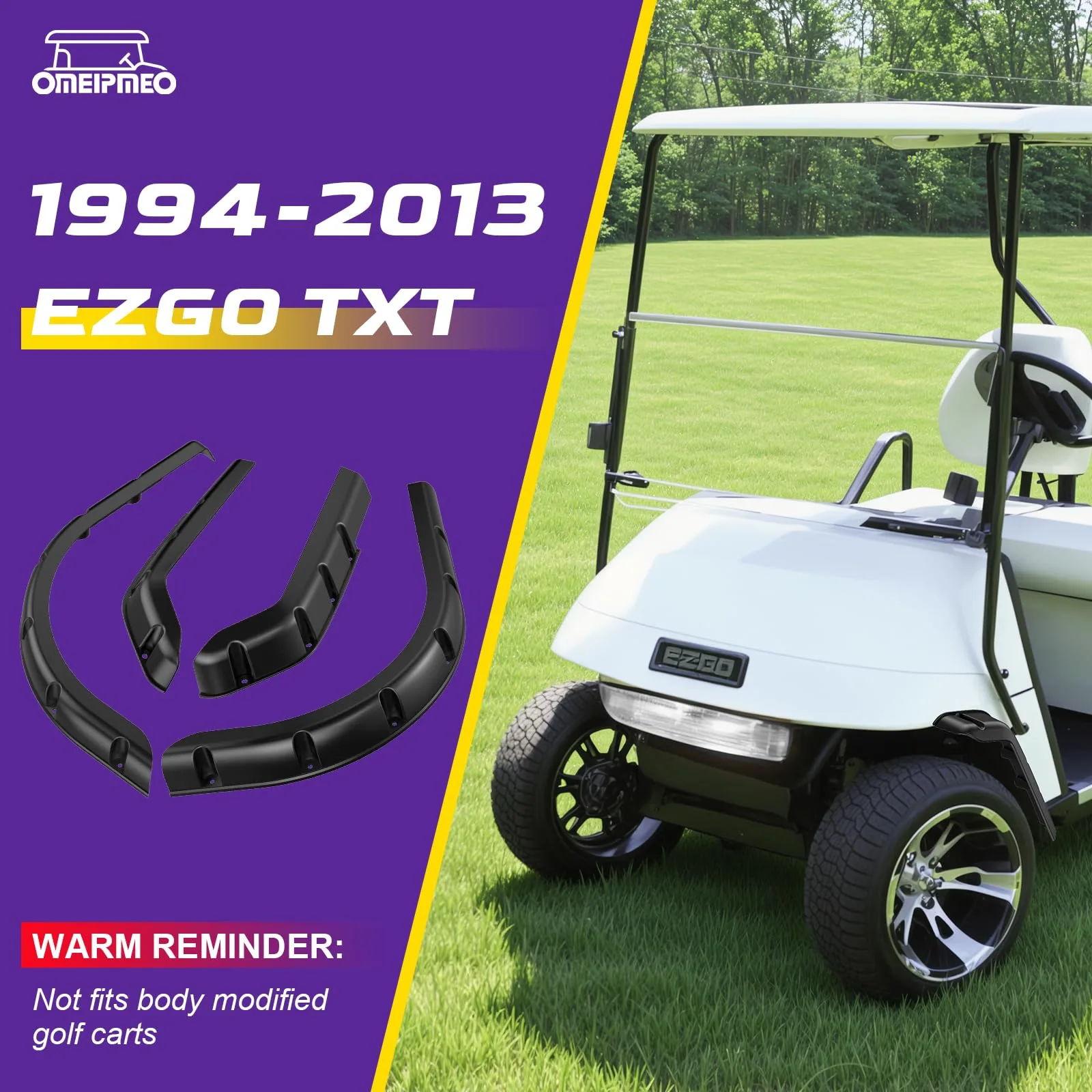 OMEIPMEO Fender Flares for E-Z-GO TXT 1994-2013 image 4
