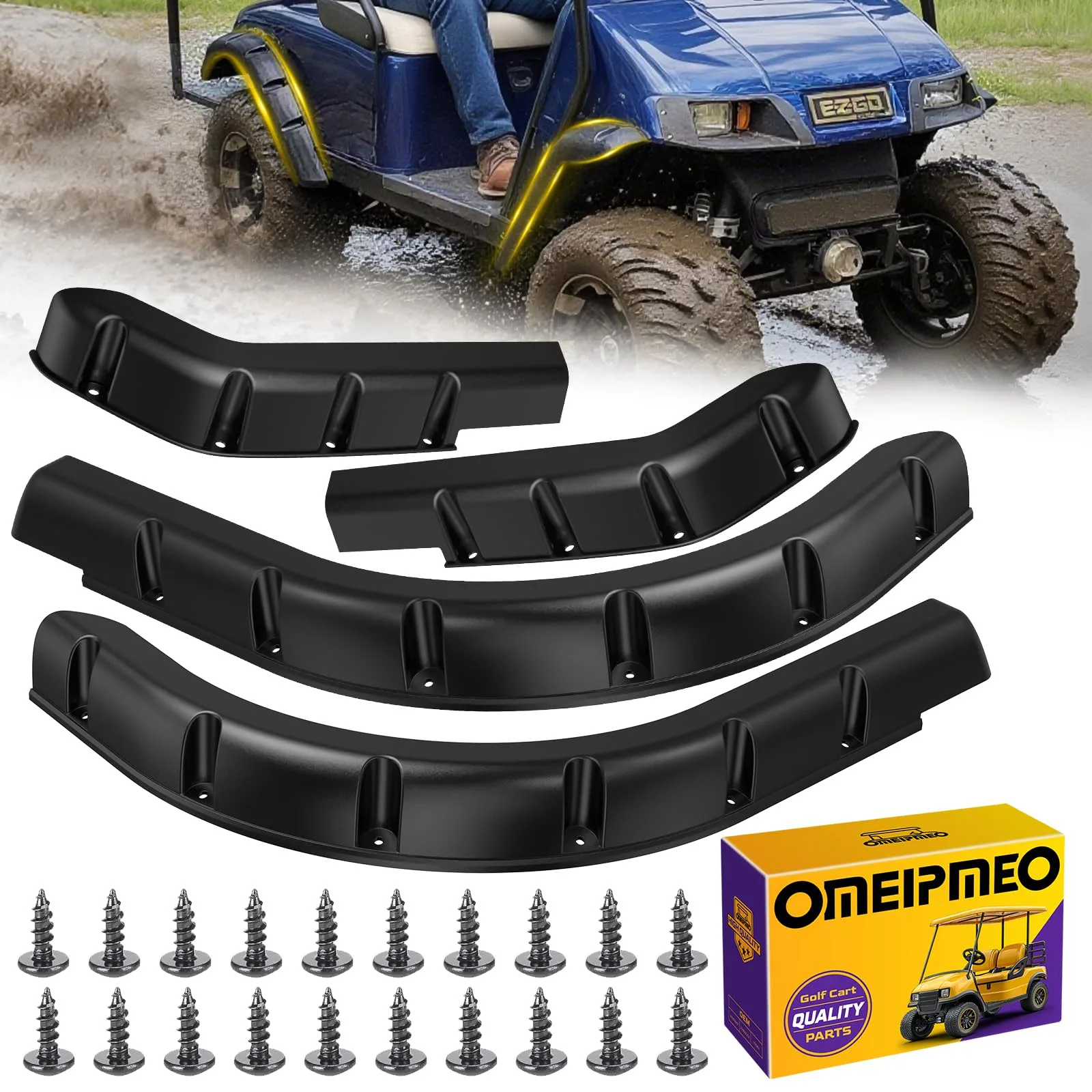 OMEIPMEO Fender Flares for E-Z-GO TXT 1994-2013
