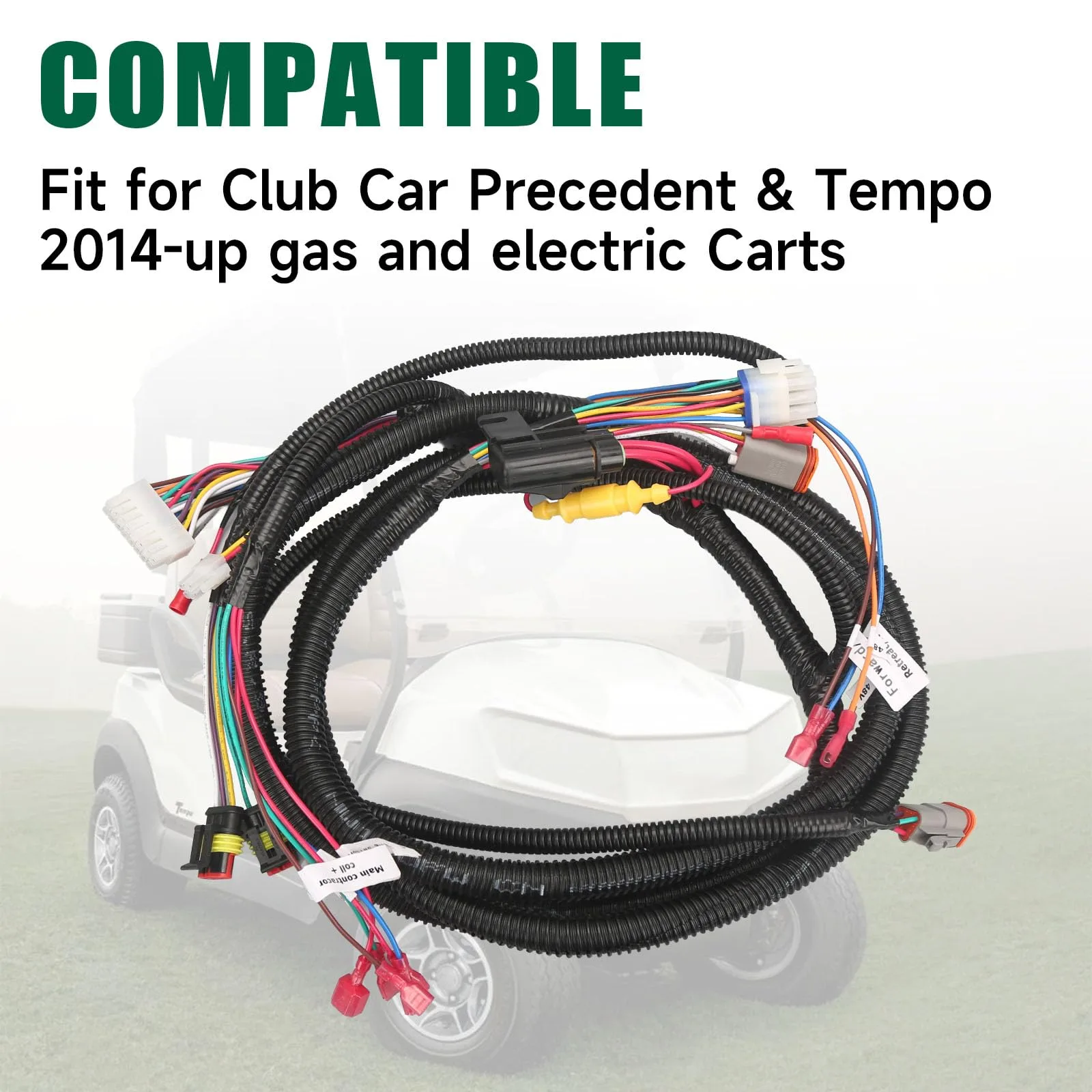 TTEEWIIG Main Wiring Harness for Club Car Precedent & Tempo image 2