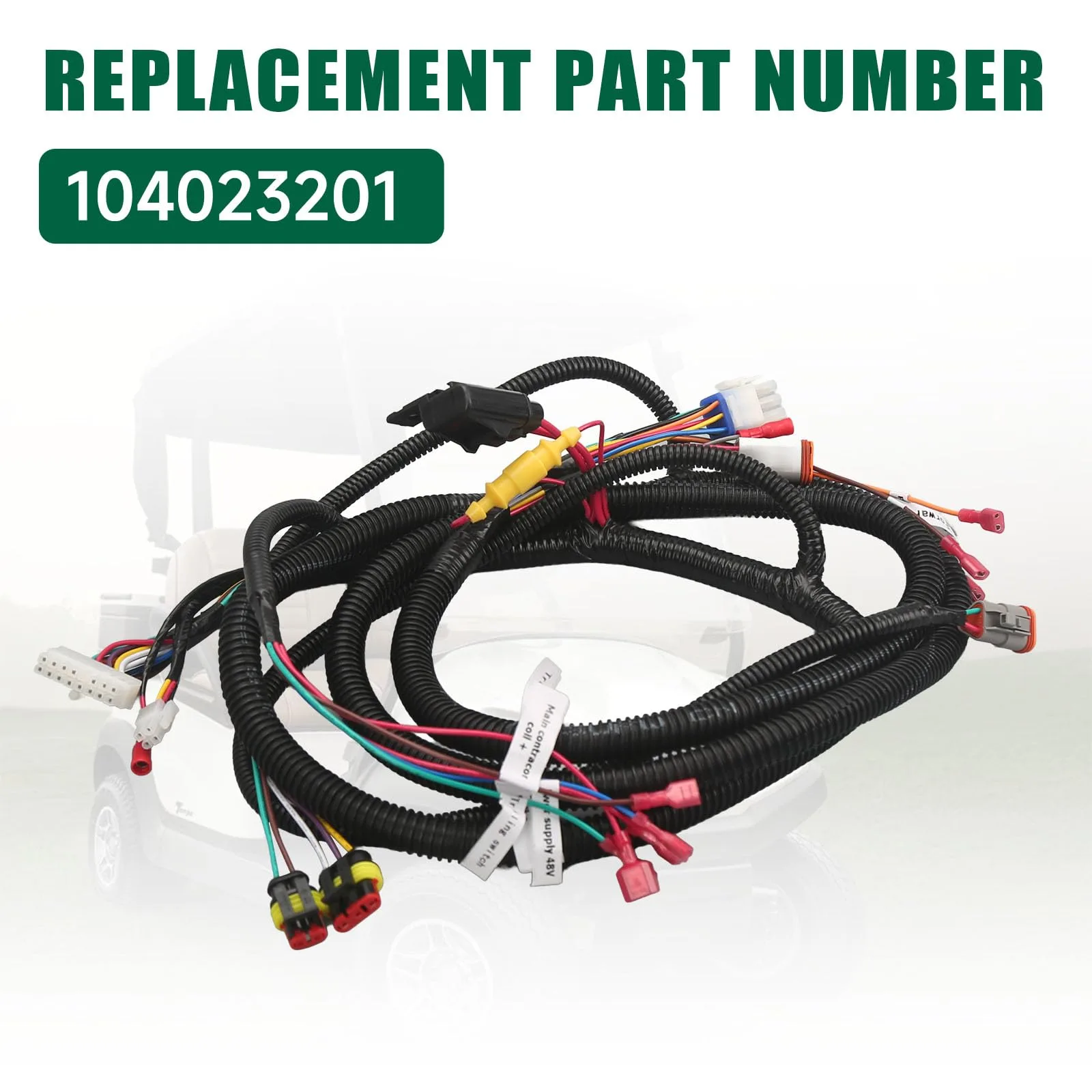 TTEEWIIG Main Wiring Harness for Club Car Precedent & Tempo image 3