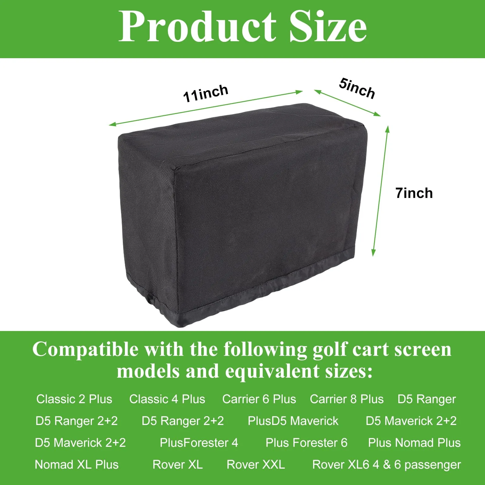 SEJGGKQ Golf Cart Touchscreen Cover for Denago & Evolution image 4
