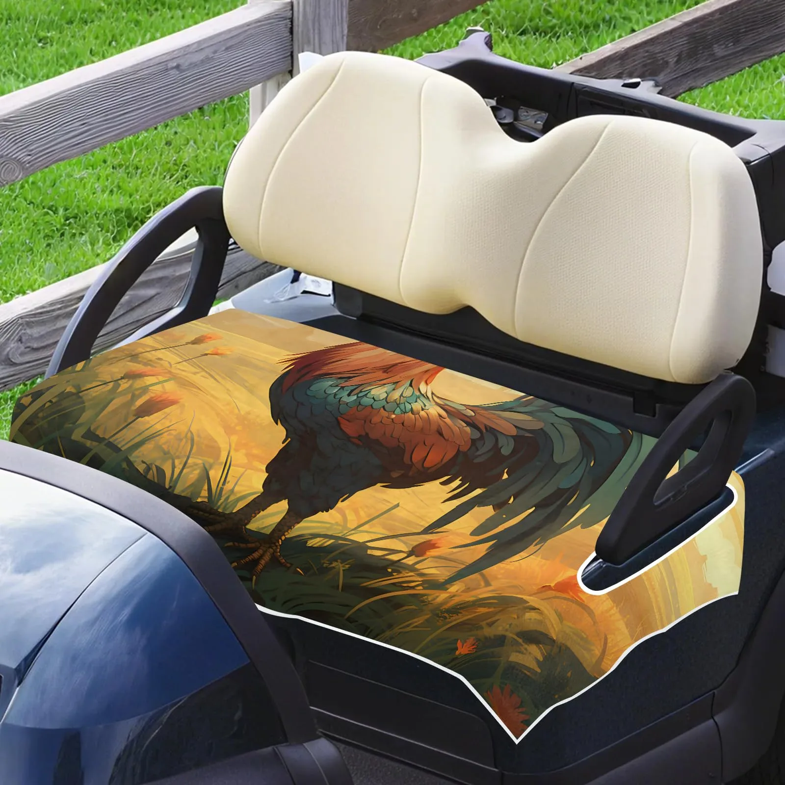 Tiveruda Golf Cart Seat Cover for Double Seats image 3