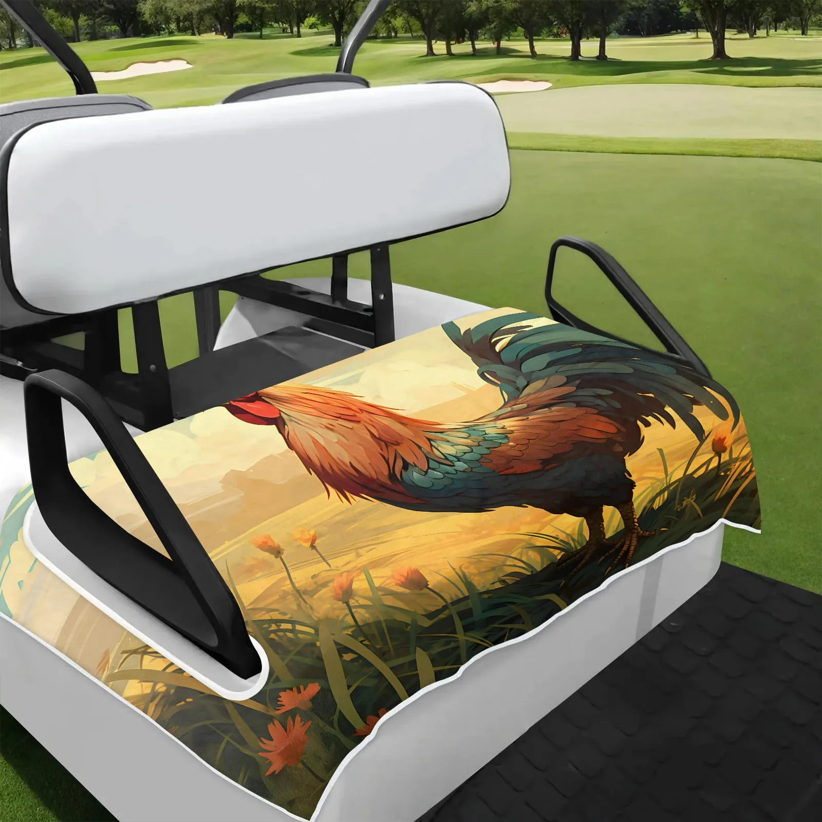 Tiveruda Golf Cart Seat Cover for Double Seats