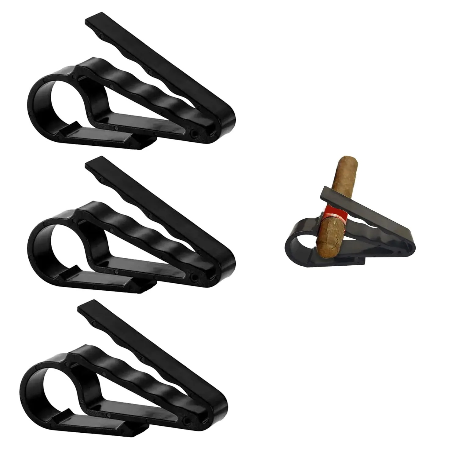 Yiudbaoo Cigar Holder Clip for Golf Carts — Model gholderiu (3-Pack)