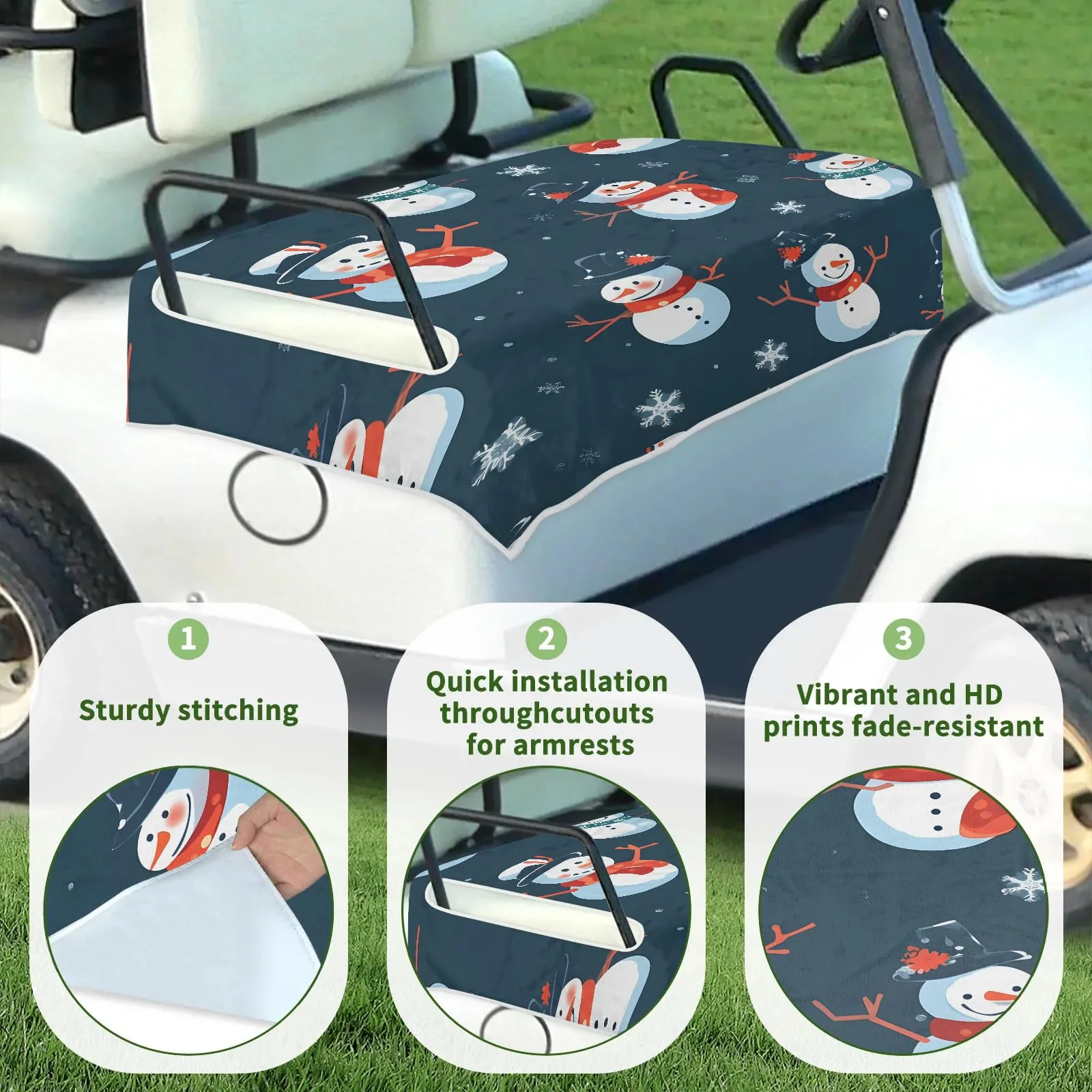 Tiveruda Golf Cart Seat Cover Blanket, 51 x 31 Inches image 3