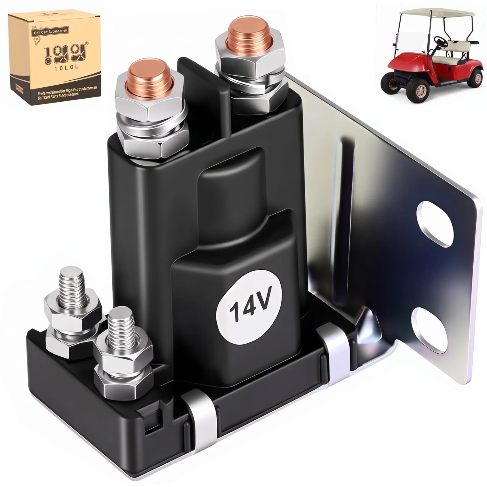 10L0L 14V Solenoid for E-Z-GO TXT Gas Carts 27153-G01