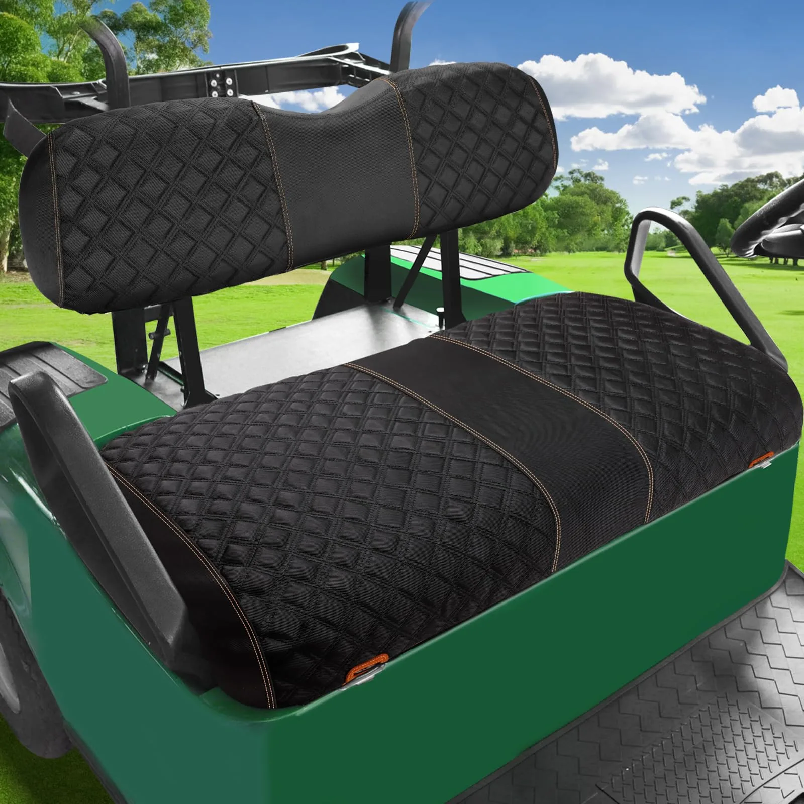 Roykaw Front Seat Covers for E-Z-G-O TXT Golf Cart