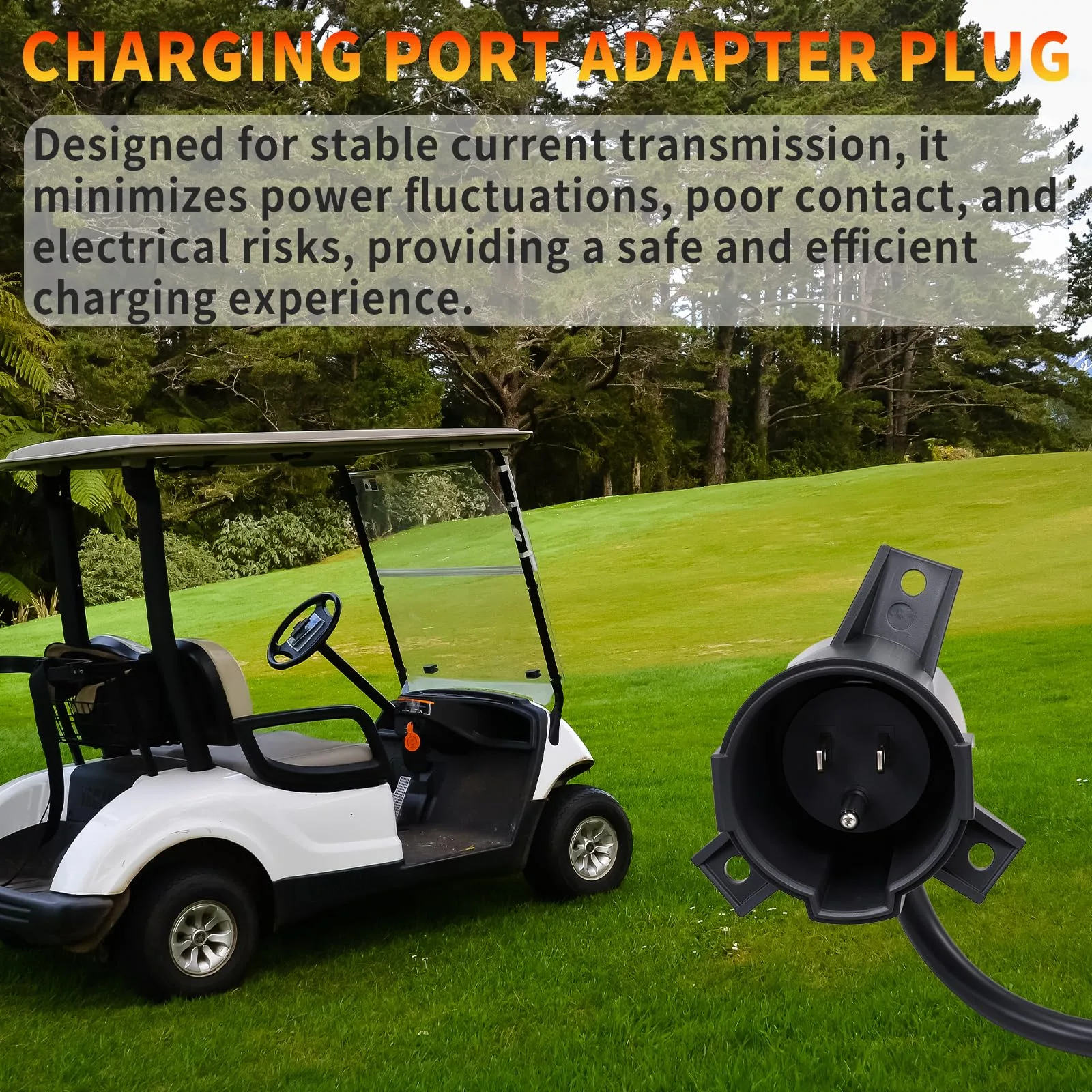 AHKWK DS-01 Charging Port Adapter for Club Car Precedent image 4