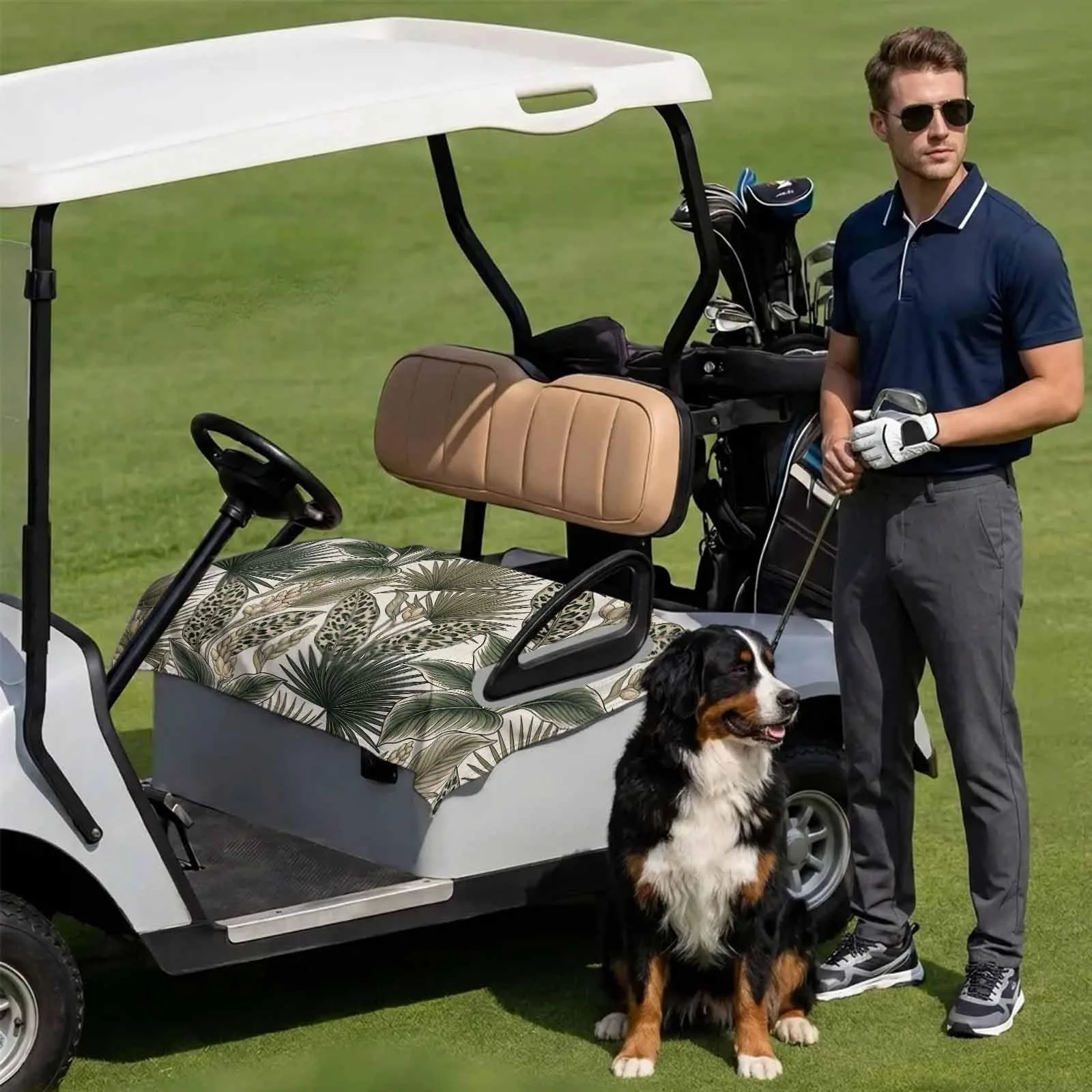 DecorLovee Golf Cart Seat Cover 51 x 31 Inch image 3