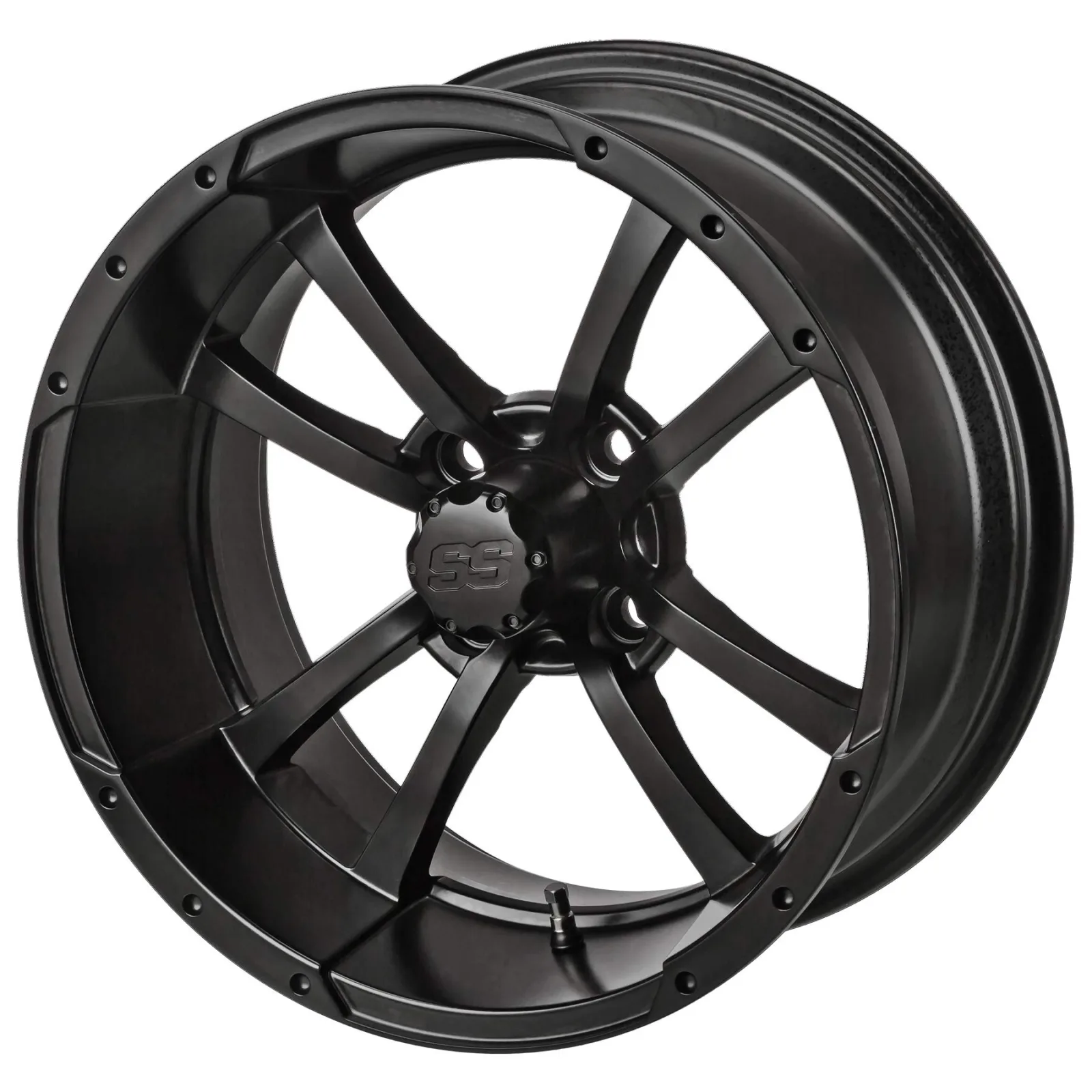 RM Cart 12-Inch Maltese Cross Golf Cart Wheels, Set of 4
