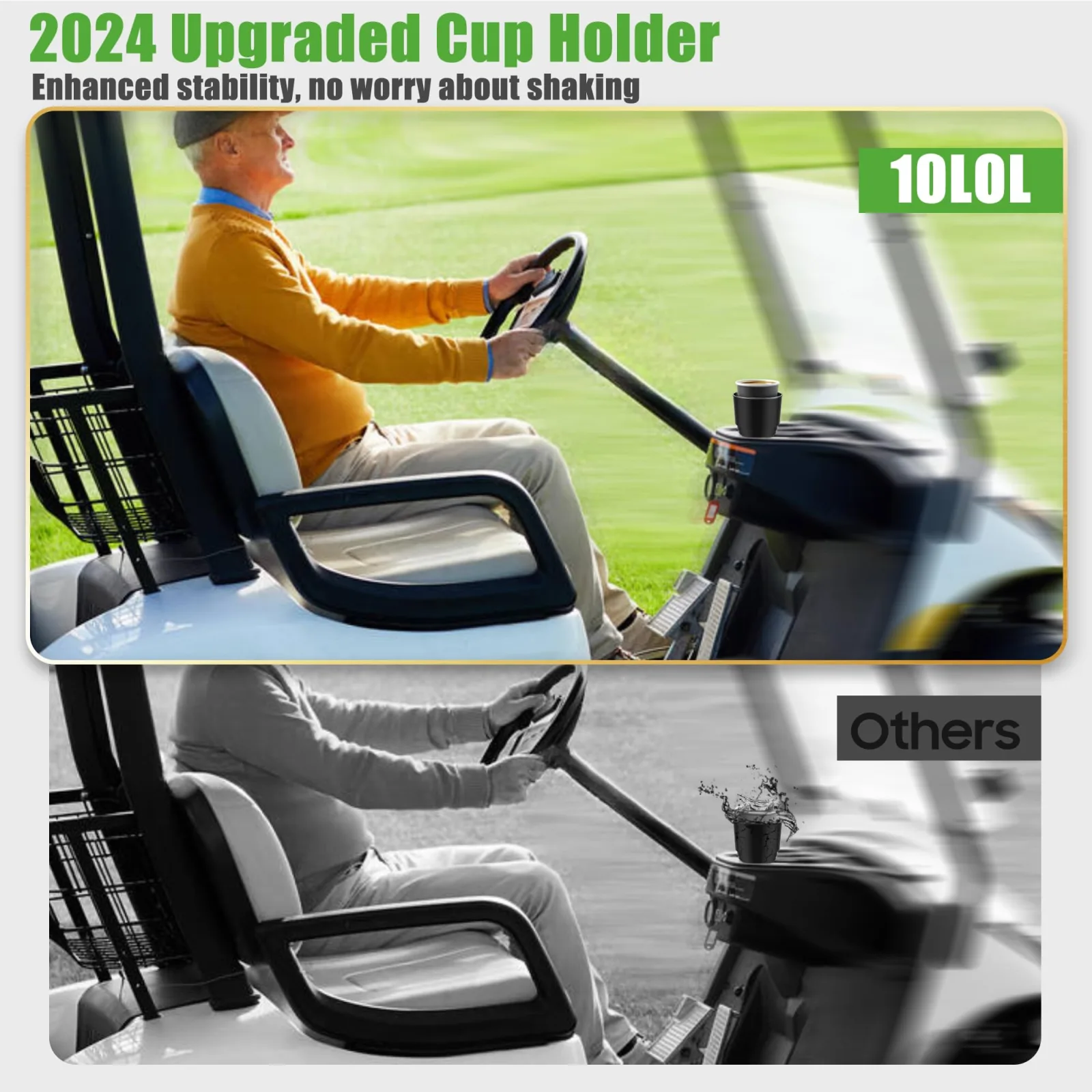 10L0L Golf Cart Propane Heater Cup Holder Insert image 4