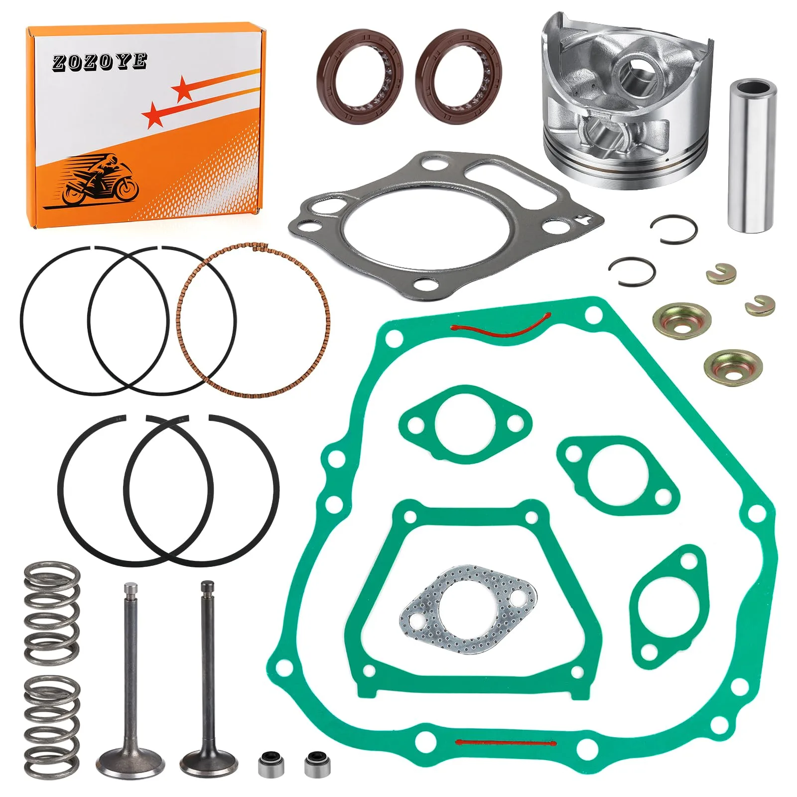 zozoye Yamaha Golf Cart Engine Top-End Rebuild Kit