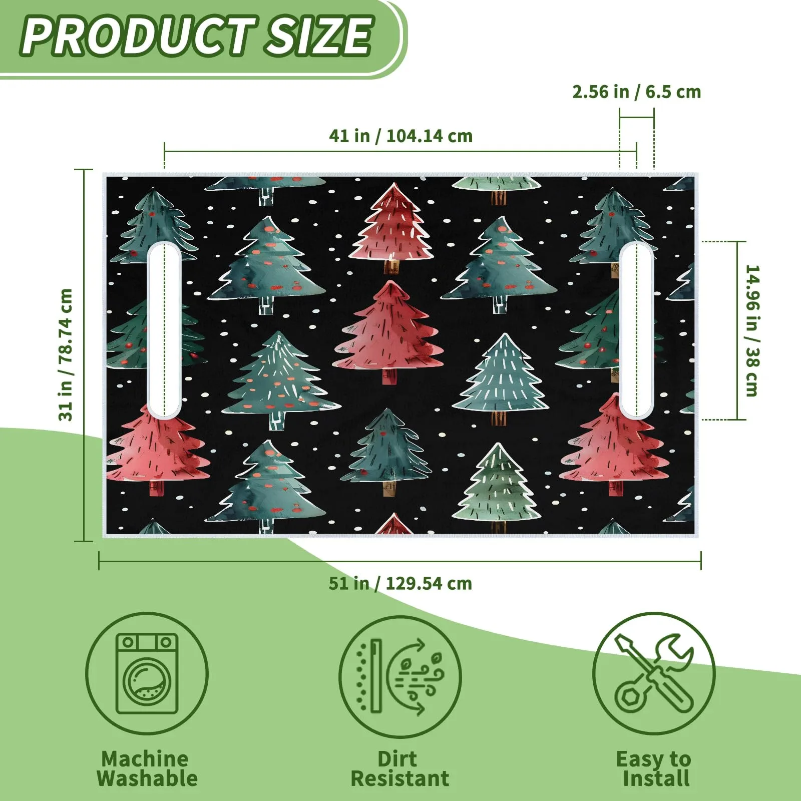 Tiveruda Golf Cart Seat Cover for Double Seats image 2