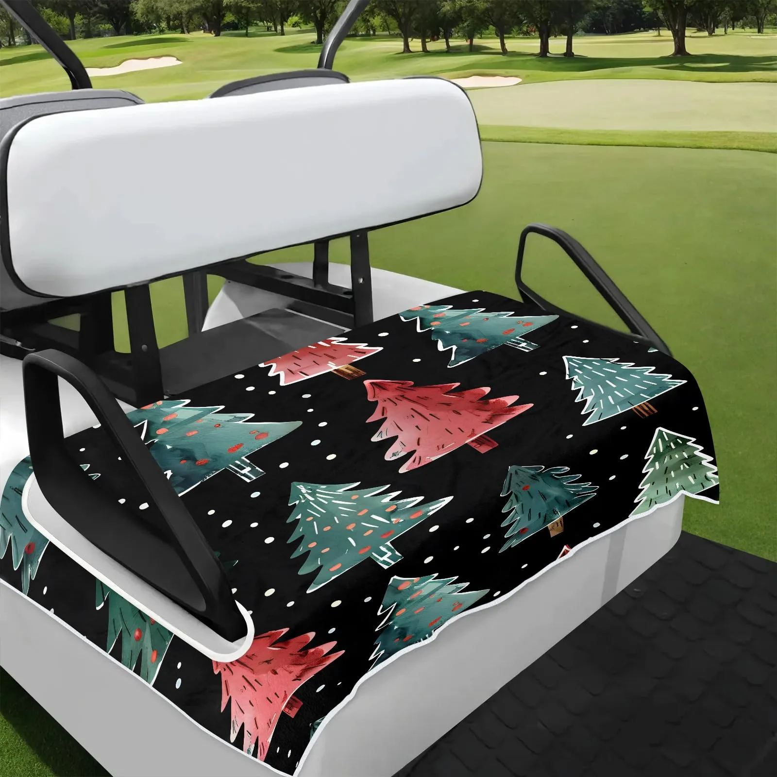 Tiveruda Golf Cart Seat Cover for Double Seats