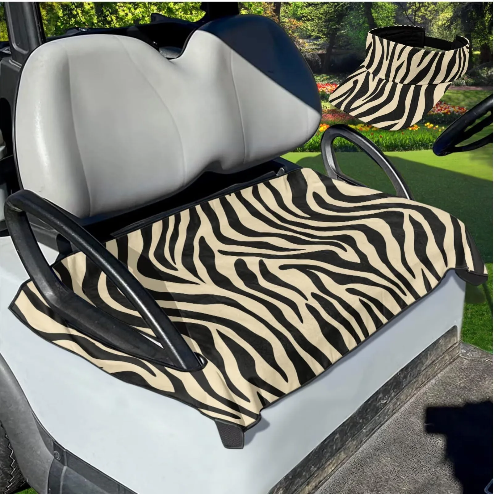 Yewattles Golf Cart Seat Cover for Club Car 2-Seater