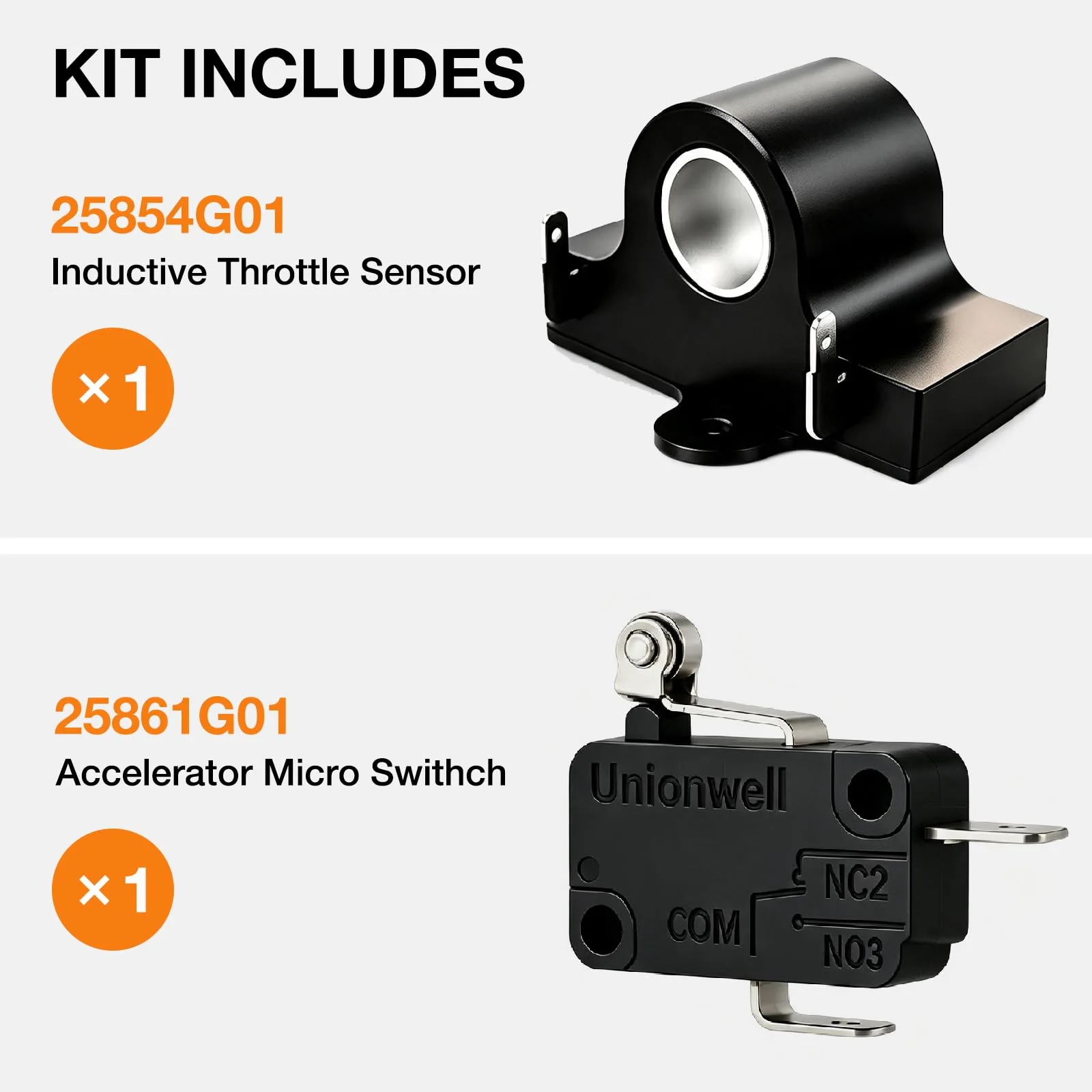 YINOSUNDAY Throttle Repair Kit for E-Z-GO TXT image 3