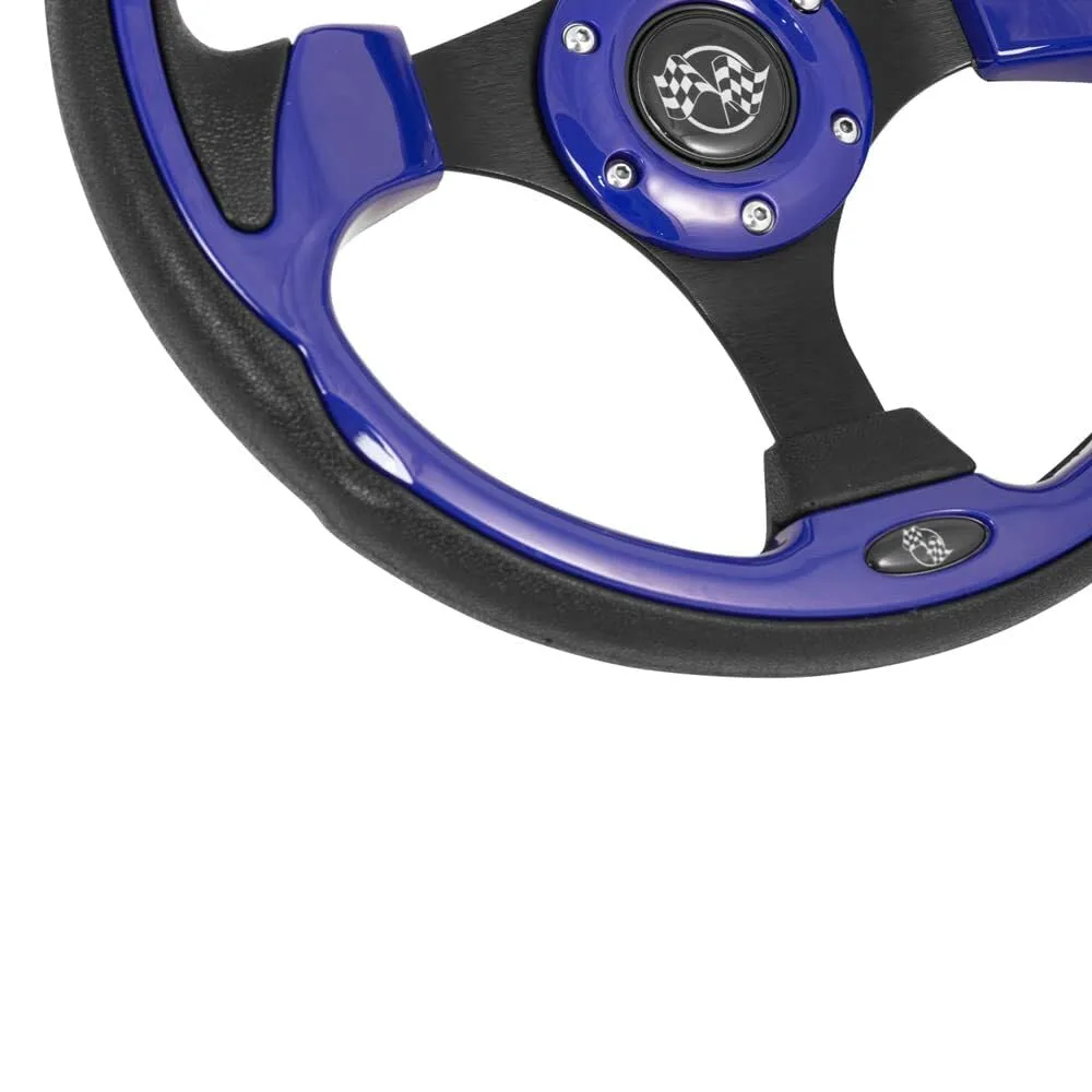 GTW 12.5-Inch Blue Steering Wheel for E-Z-GO TXT image 3