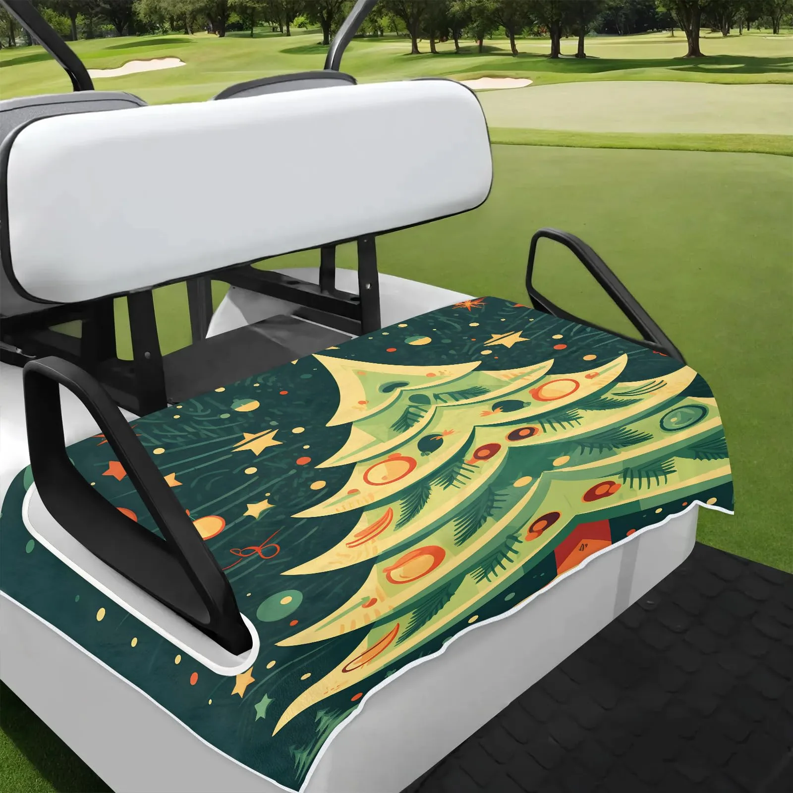 Tiveruda Golf Cart Seat Cover for Double Seats