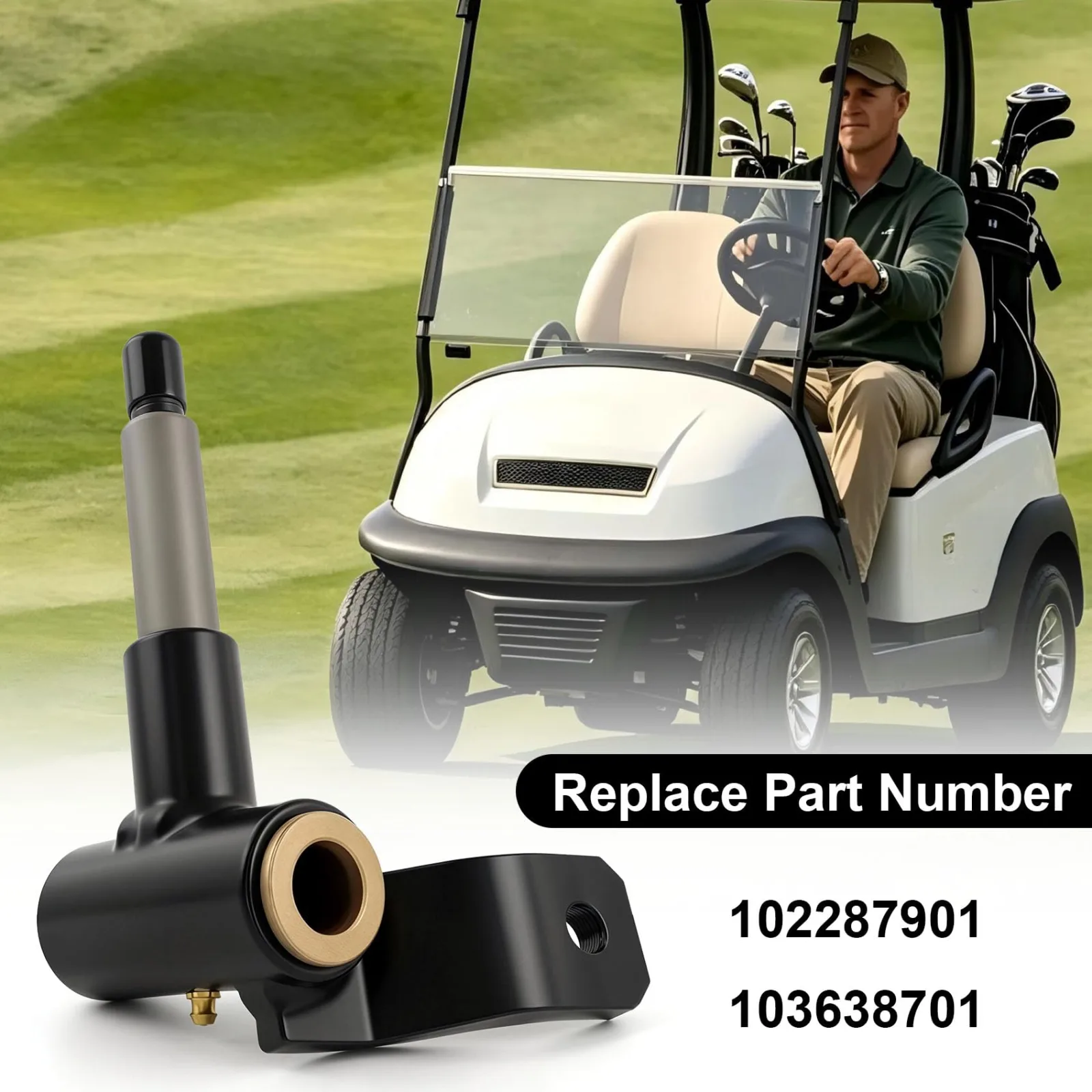 Neivilu Driver-Side Spindle for Club Car Precedent image 4