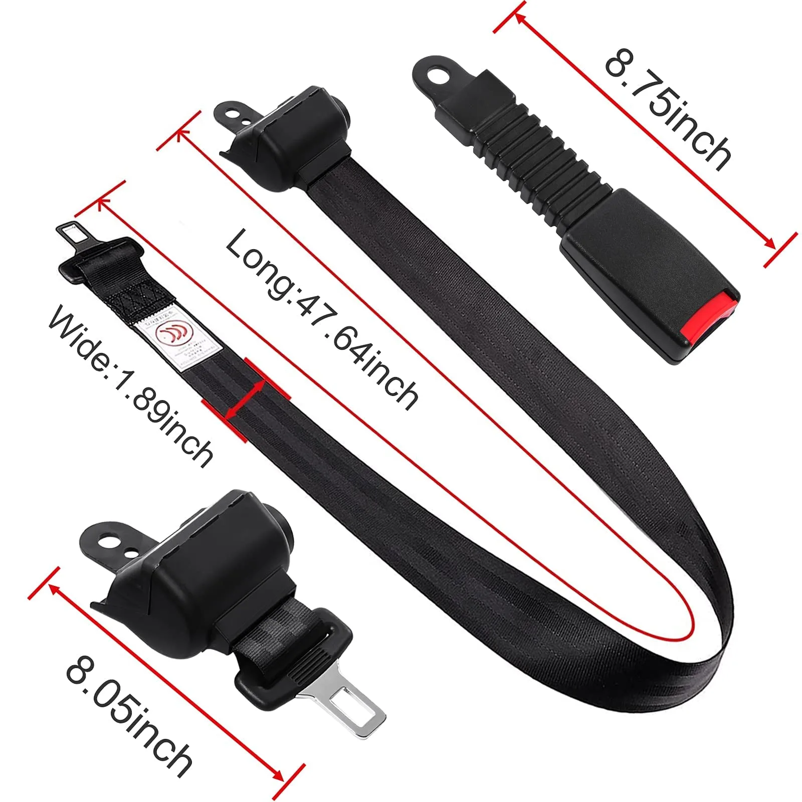 Gaoerfu-CP Retractable Golf Cart Seat Belts image 4