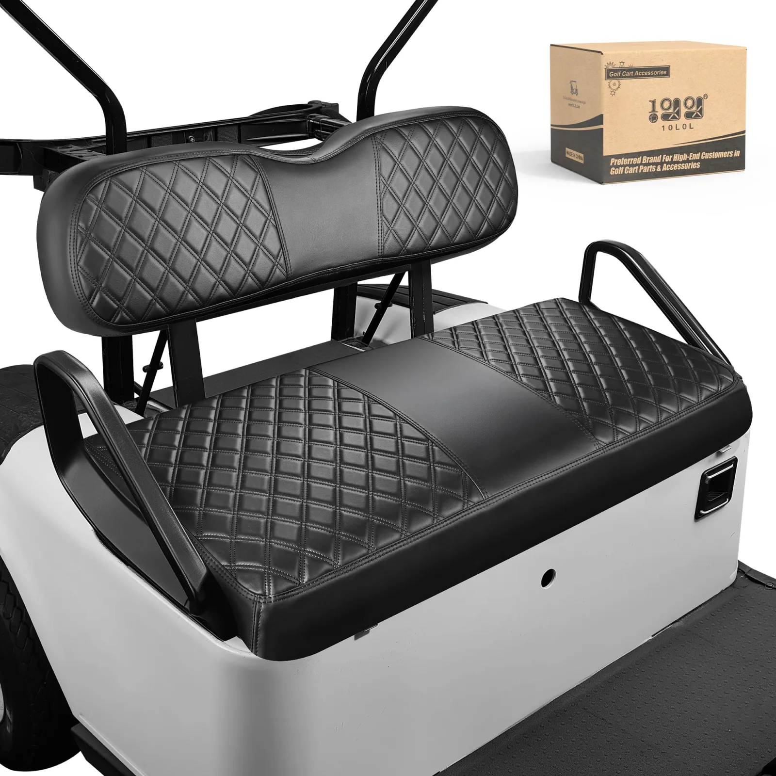 10L0L Front Seat Cover Set for E-Z-GO TXT