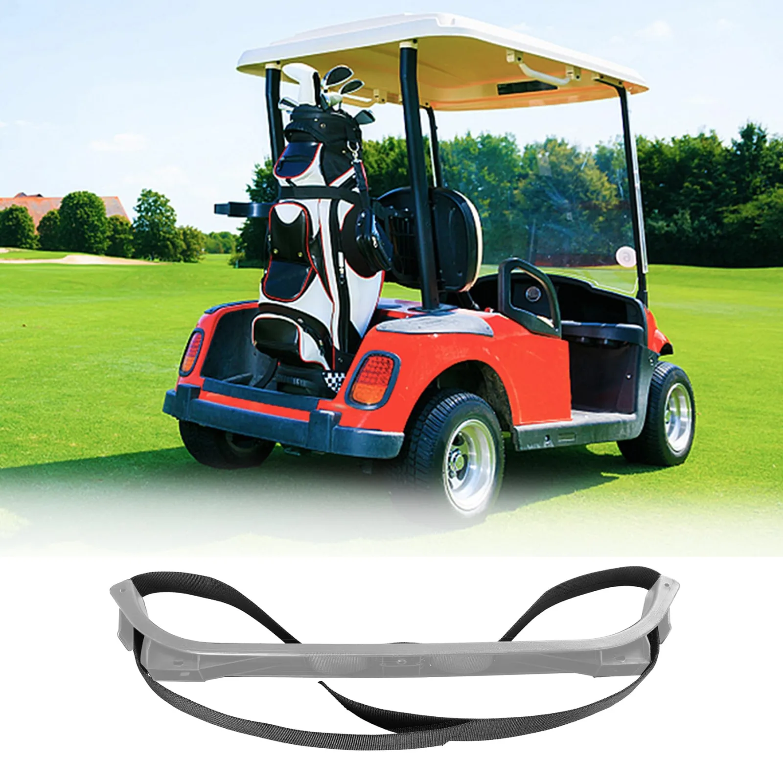 Golf Cart Bag Rack Retainer Strap for E-Z-GO TXT and RXV image 3