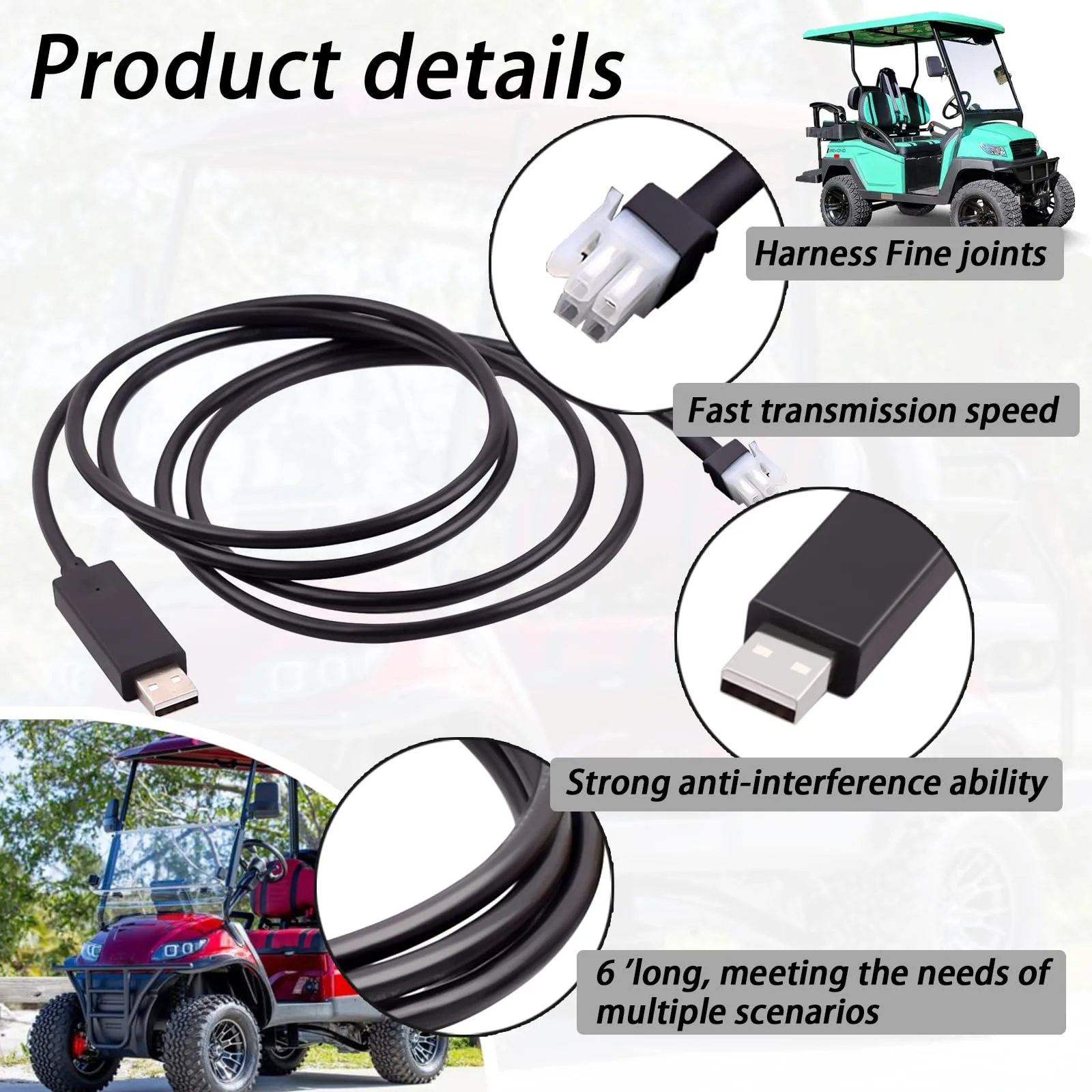 Ciuouient 6' USB Programming Cable for ICON Controller (2022–2024) image 4