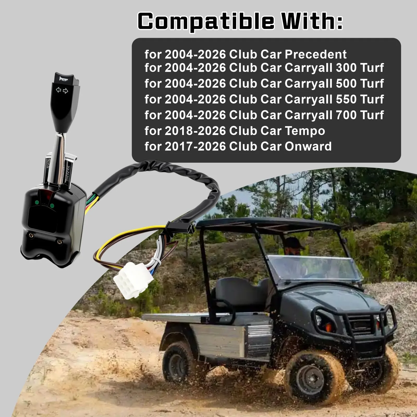 VORTRONIX 102517501 Club Car Turn Signal Switch image 3