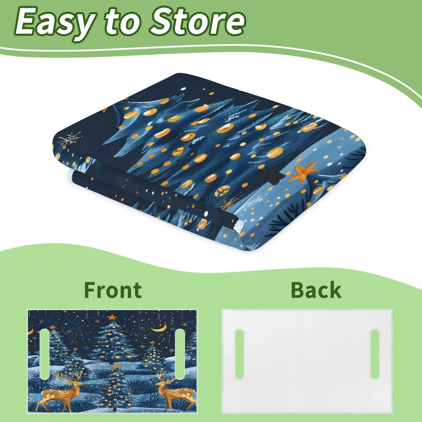 Tiveruda Golf Cart Seat Cover for Double Seats, 51 x 31 in. image 4